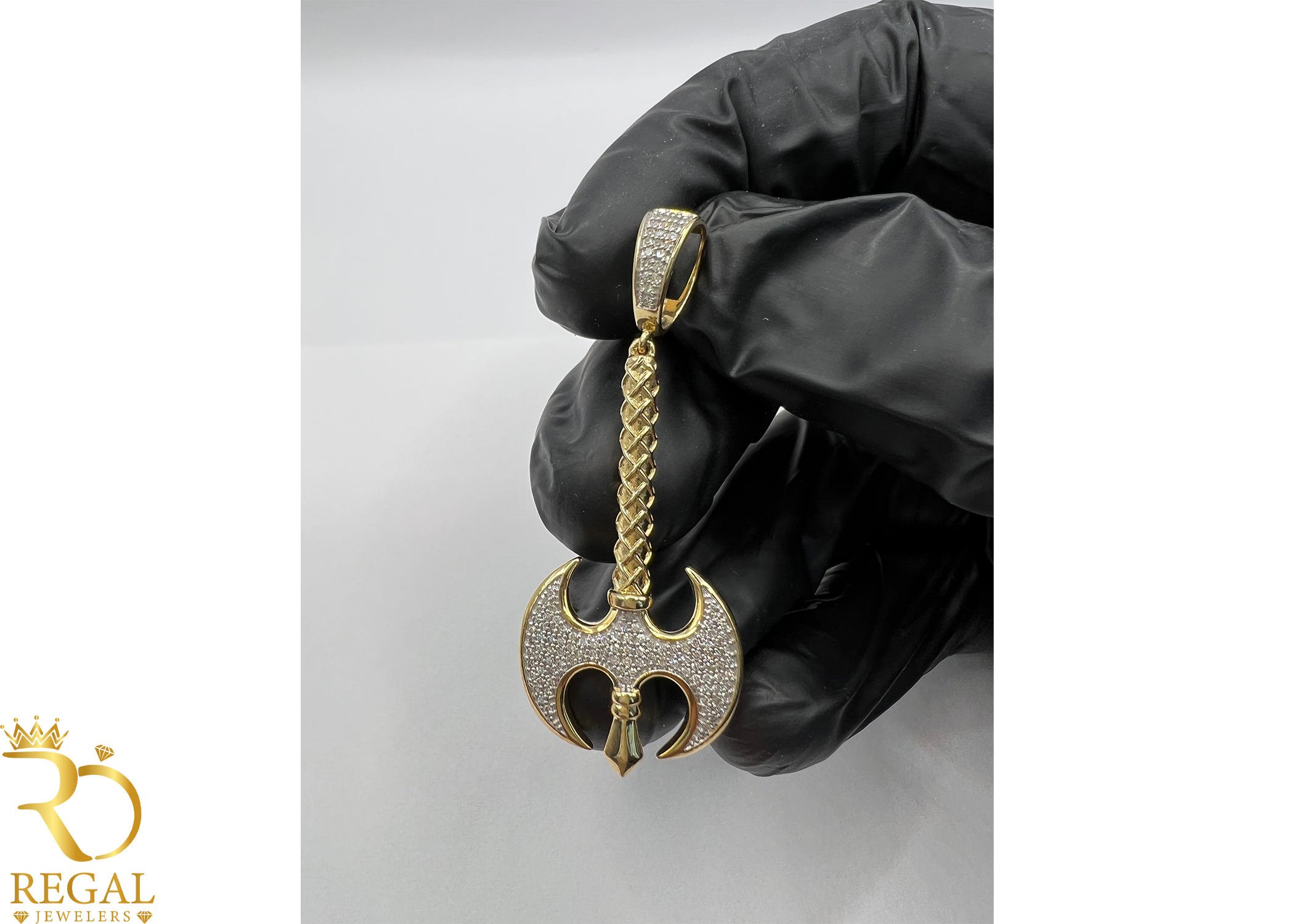 Custom Pendant with Diamonds