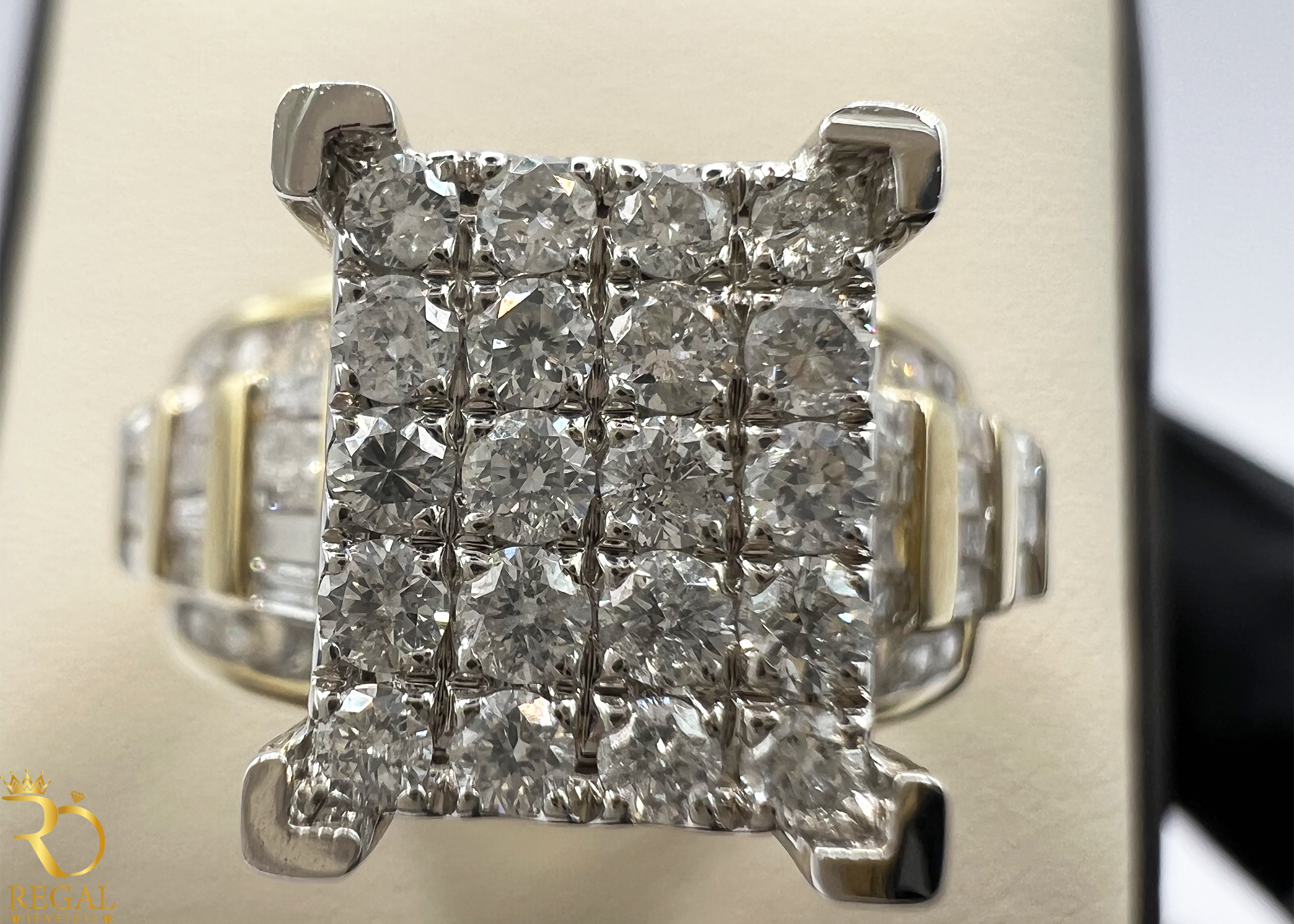 Cinderella Ring with Diamonds