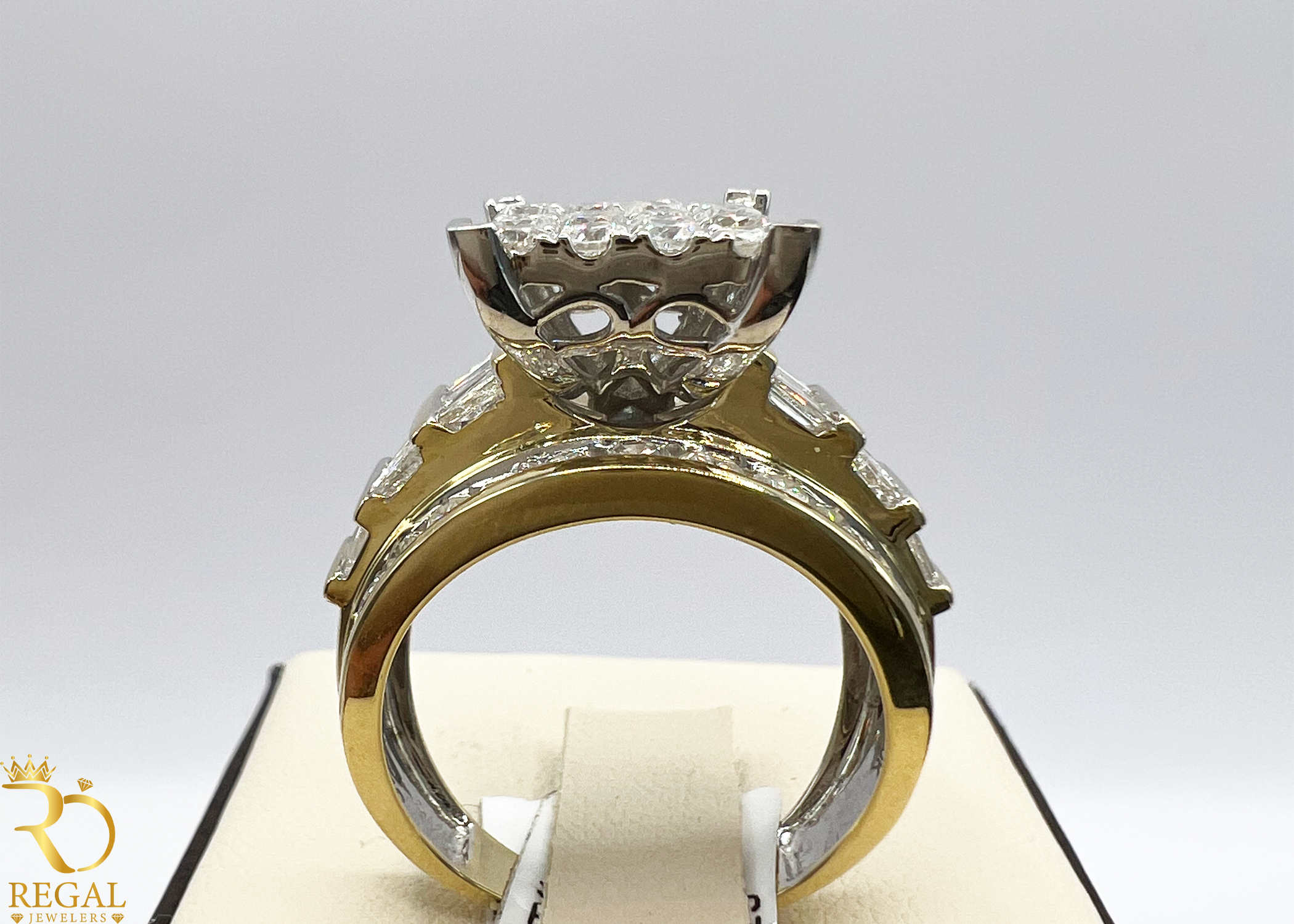 Cinderella Ring with Diamonds