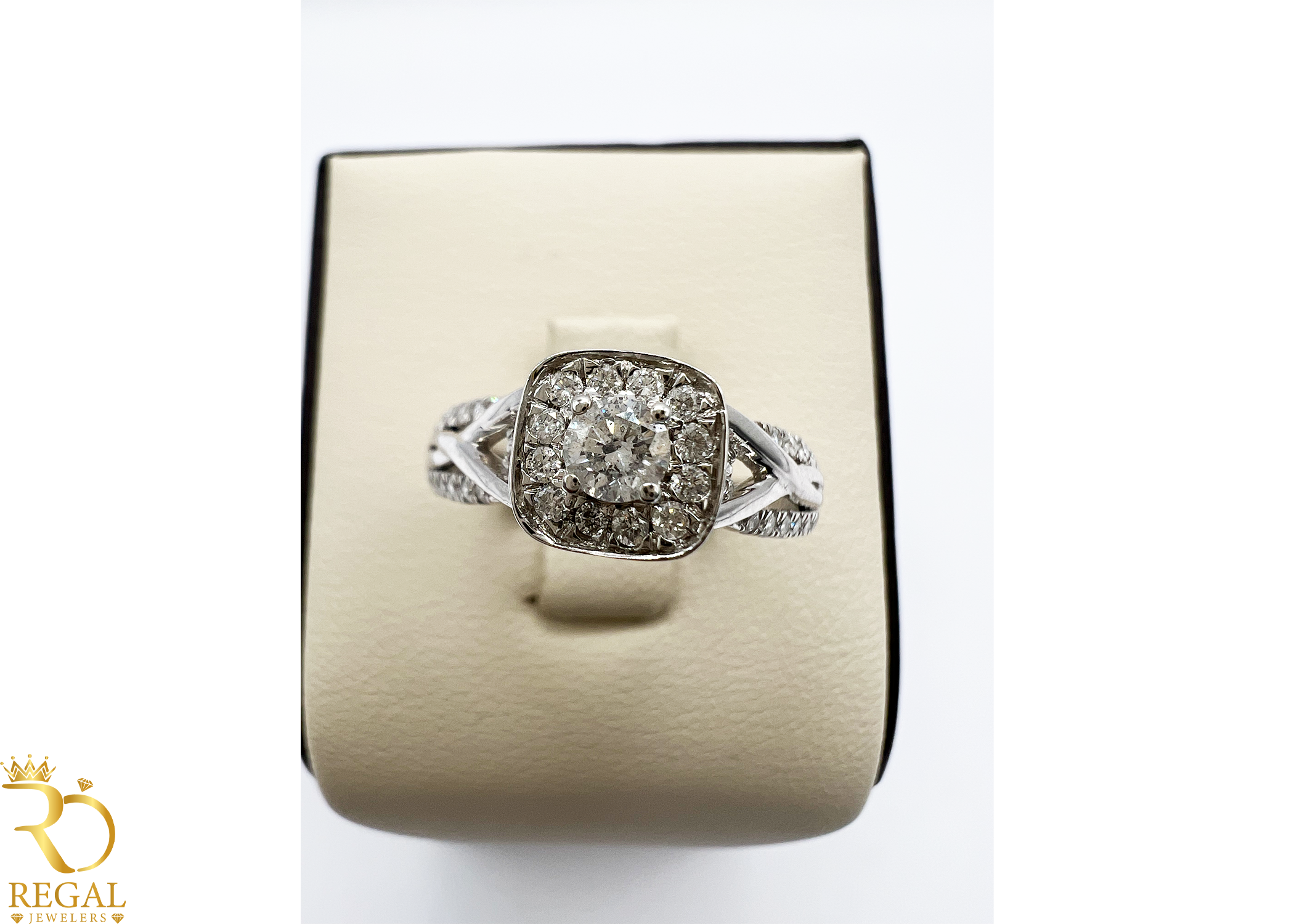 Engagement Ring With Diamonds