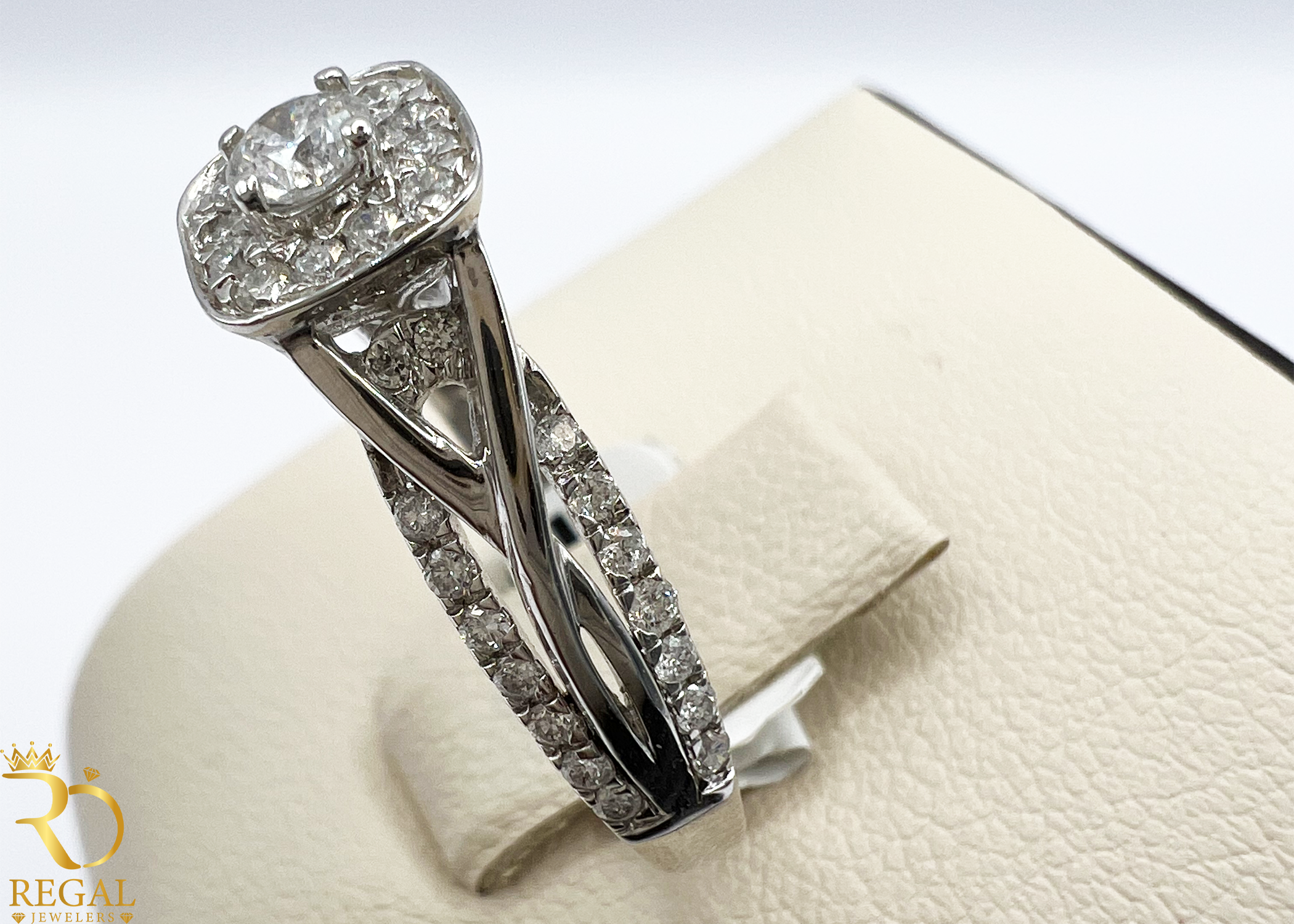 Engagement Ring With Diamonds