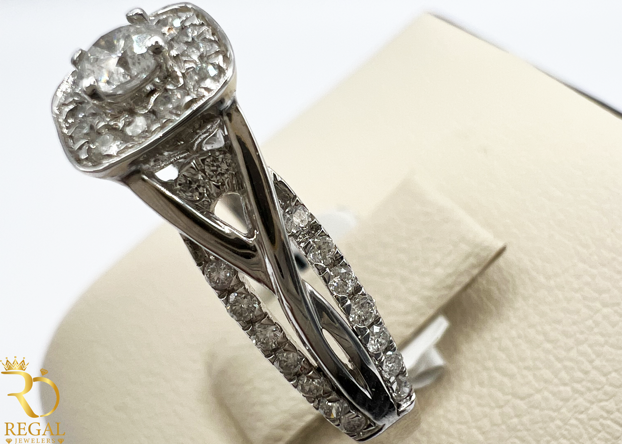 Engagement Ring With Diamonds