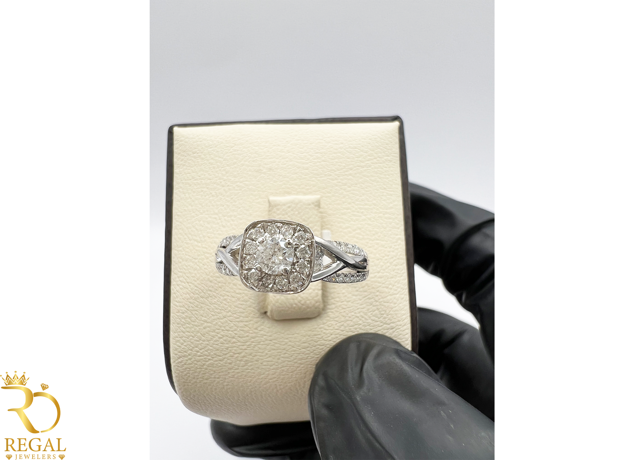 Engagement Ring With Diamonds