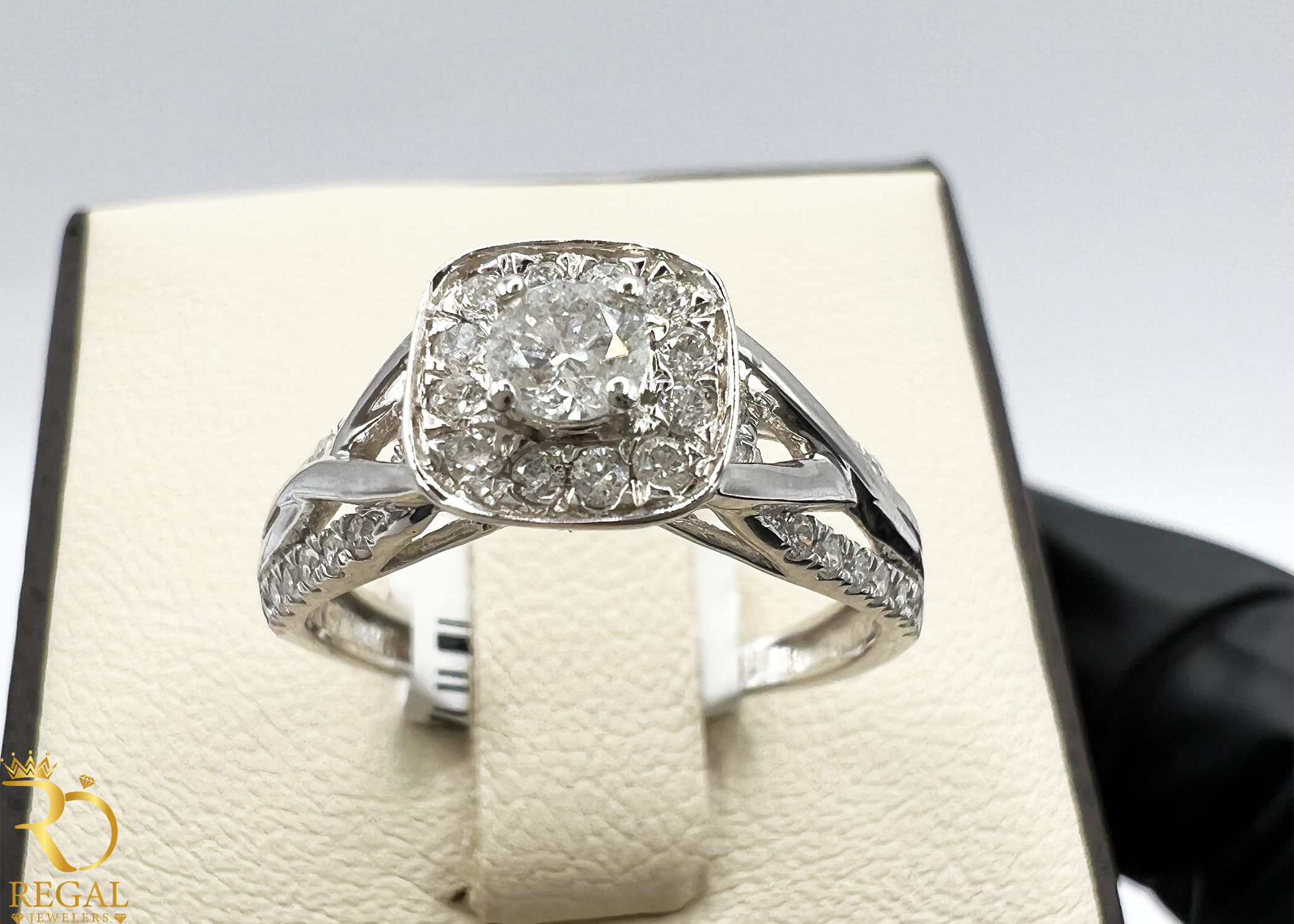 Engagement Ring With Diamonds