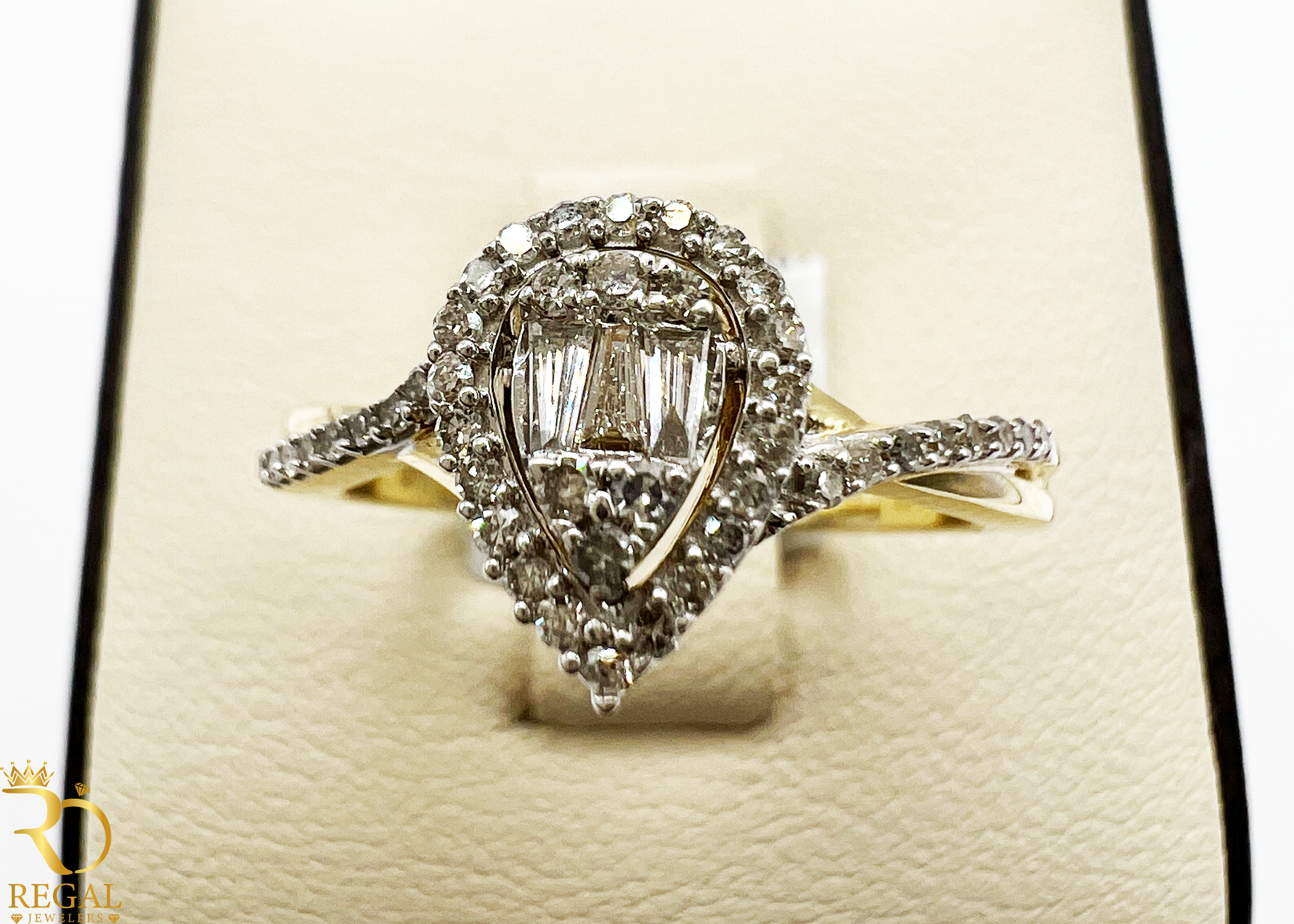 Engagement Ring With Diamonds