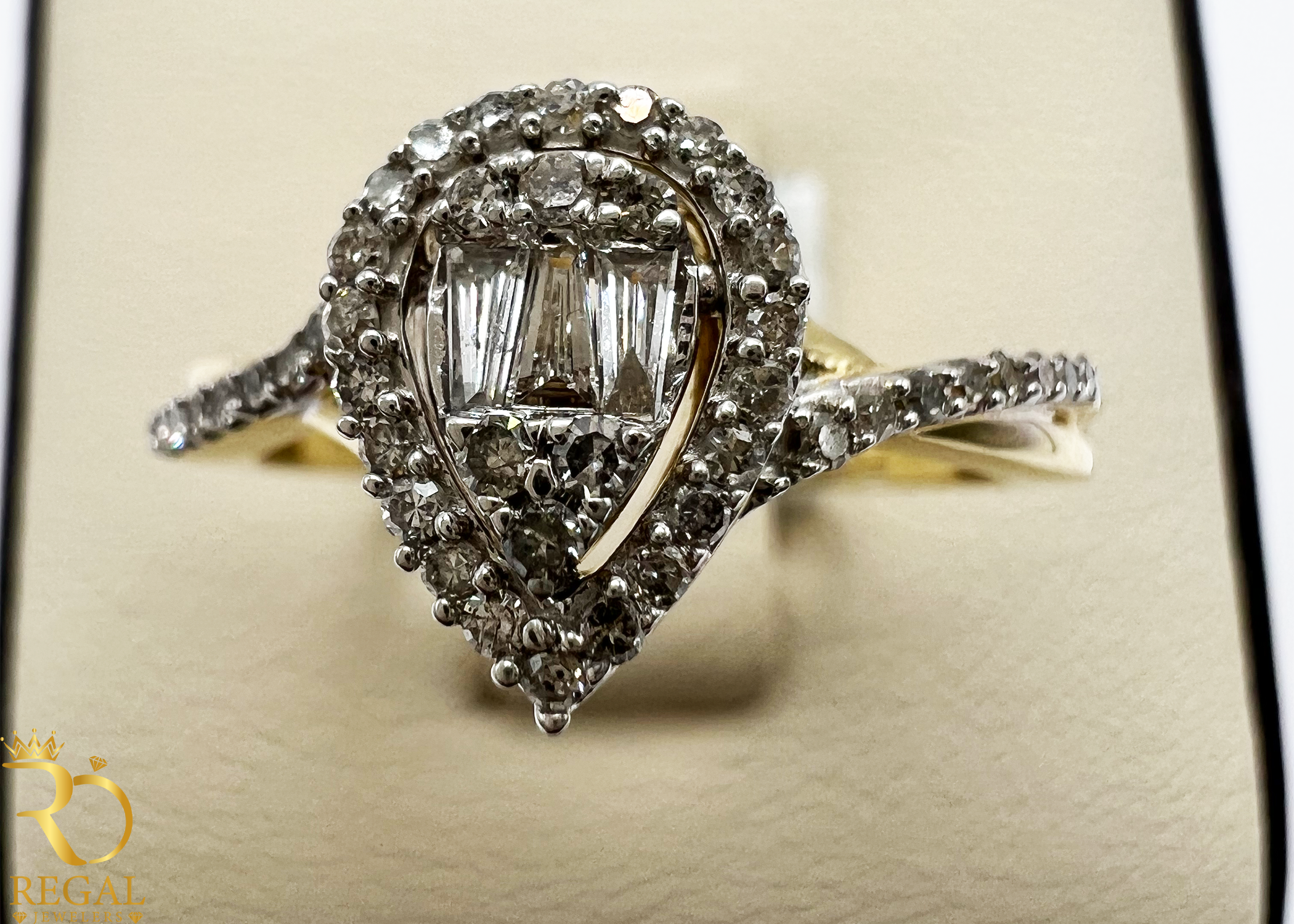 Engagement Ring With Diamonds