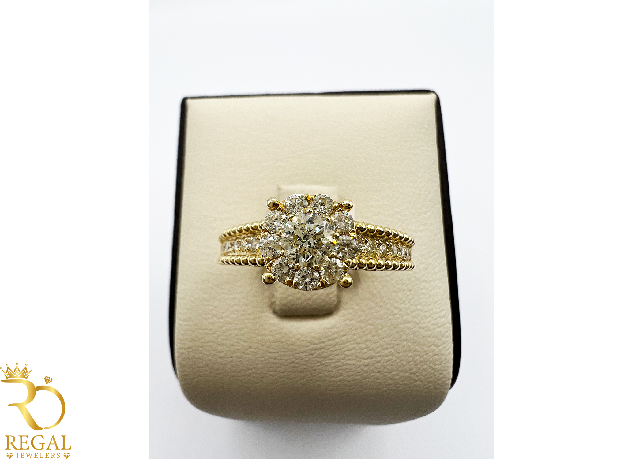 Engagement Ring With Diamonds