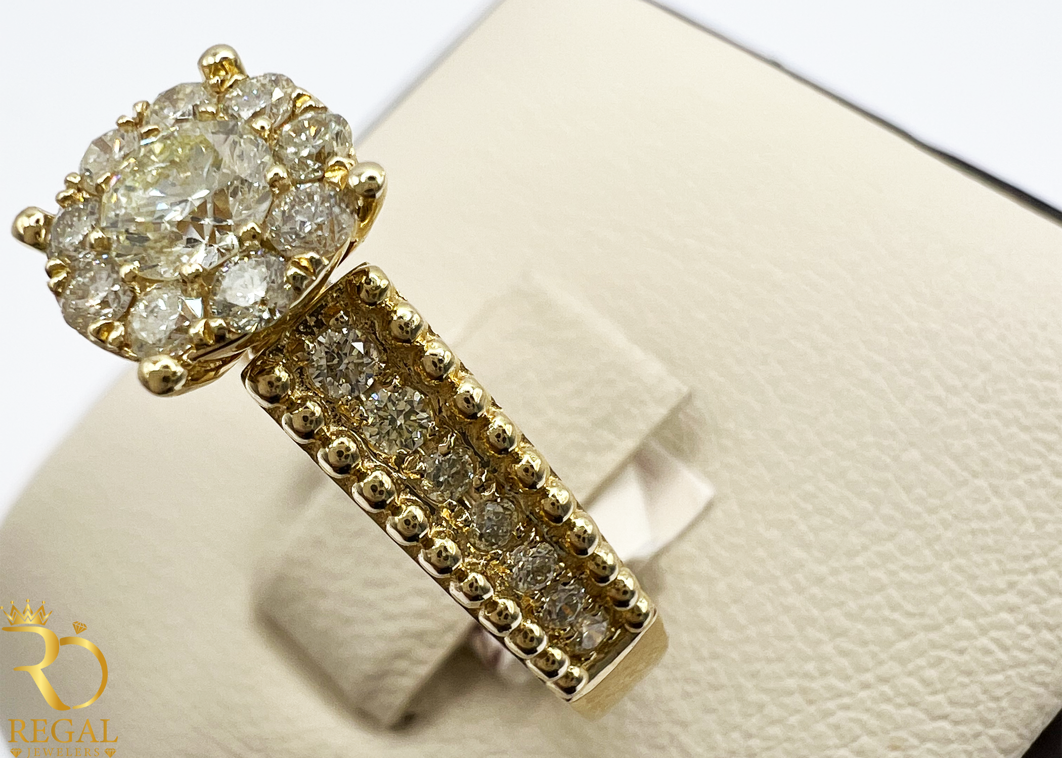 Engagement Ring With Diamonds