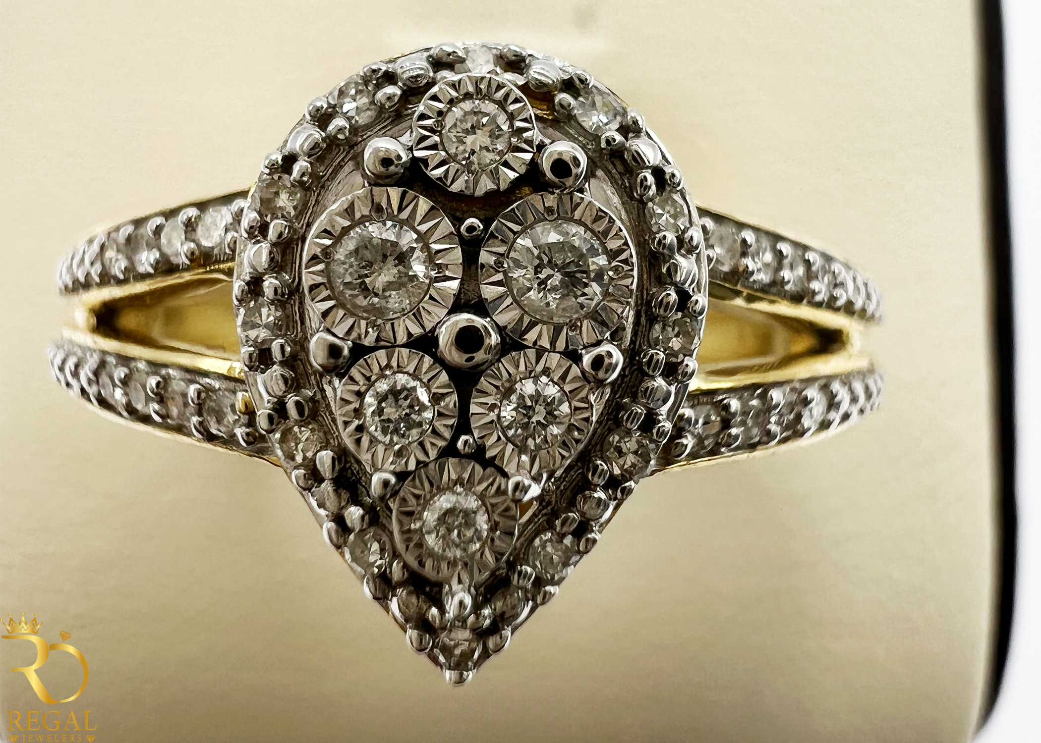 Engagement Ring With Diamonds