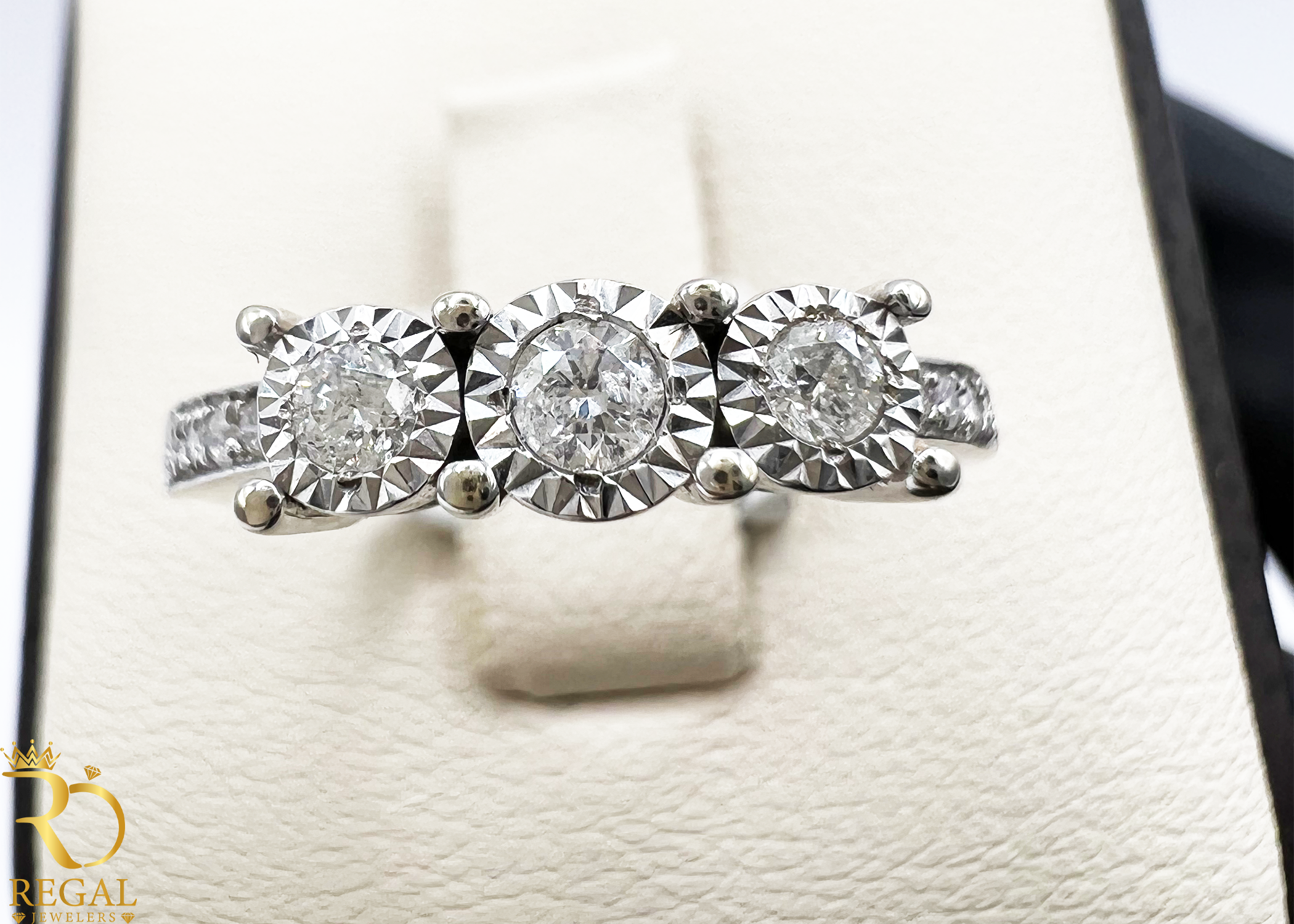 Engagement Ring With Diamonds