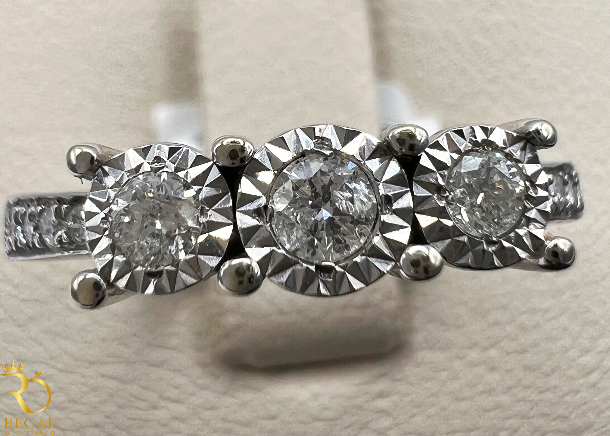 Engagement Ring With Diamonds