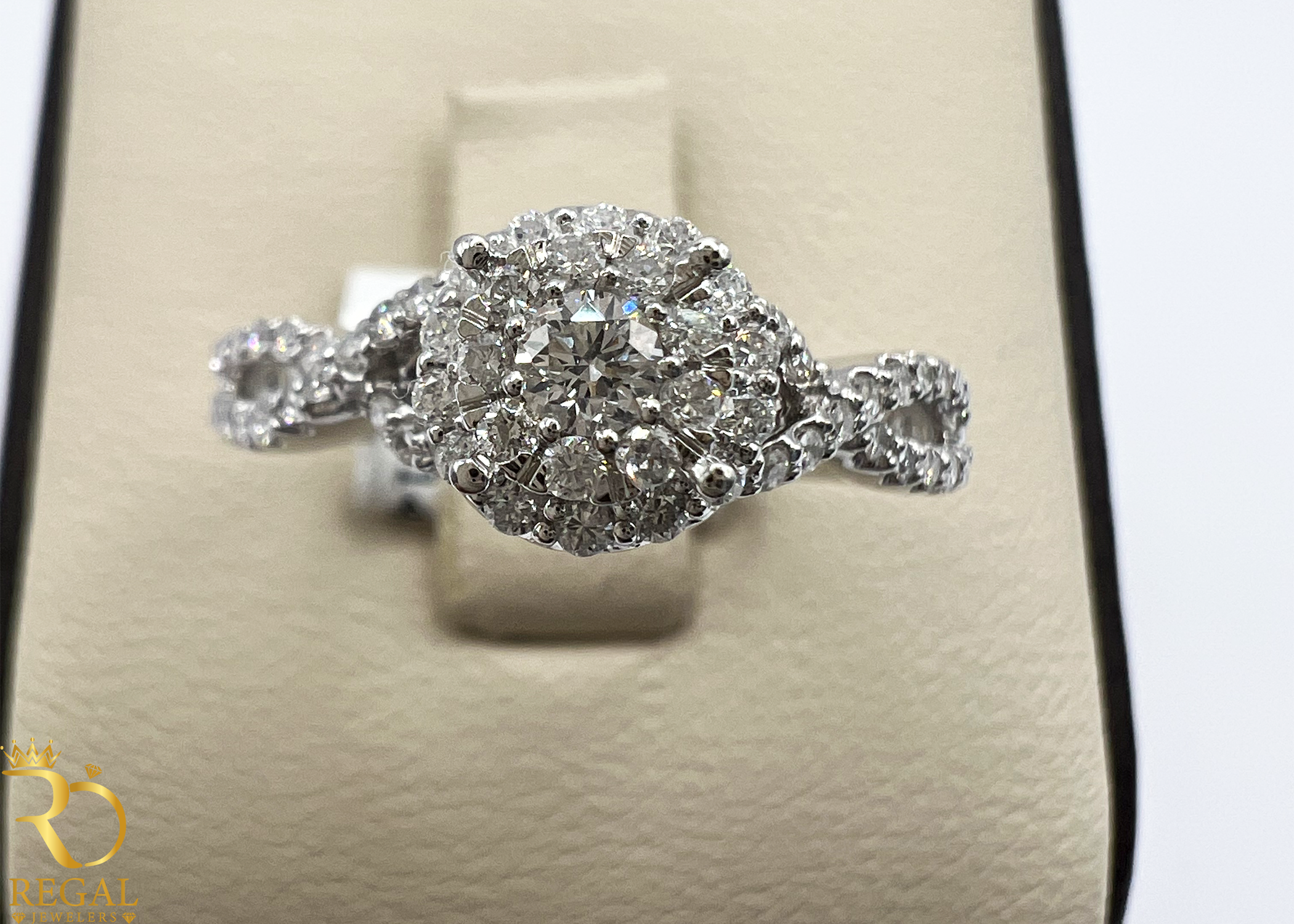 Engagement Ring With Diamonds