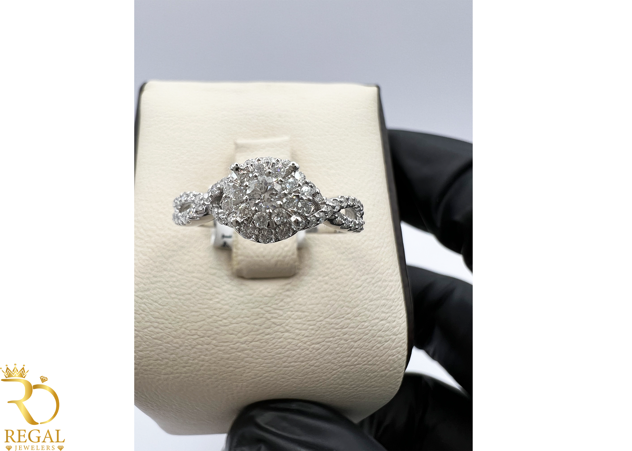 Engagement Ring With Diamonds