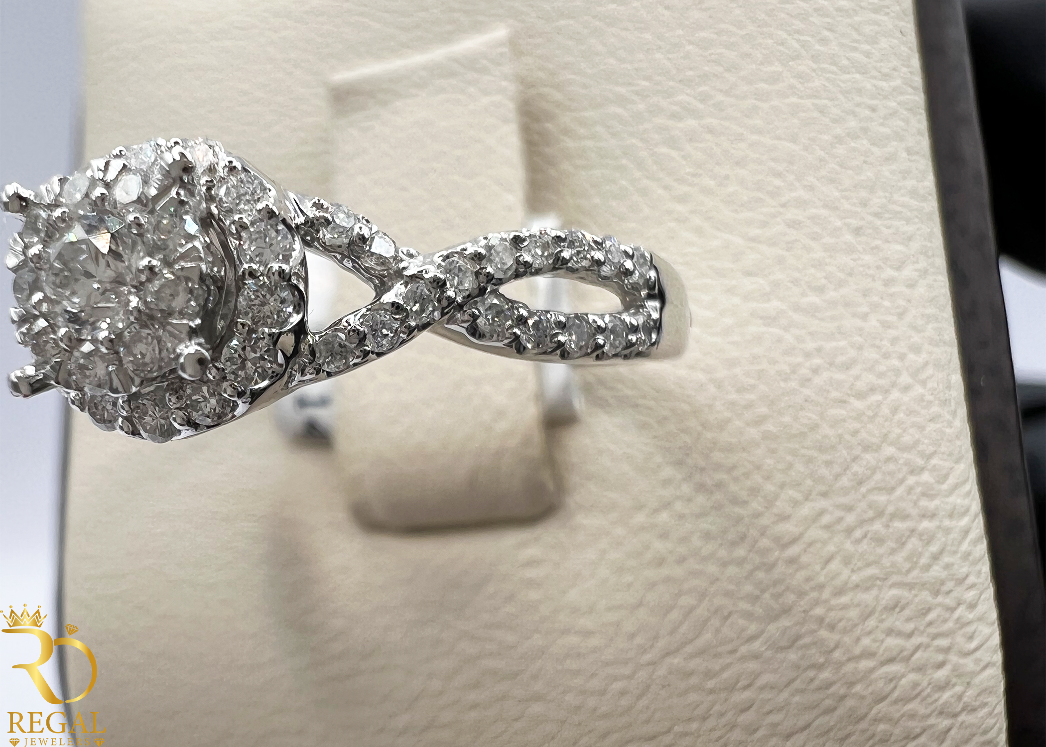 Engagement Ring With Diamonds