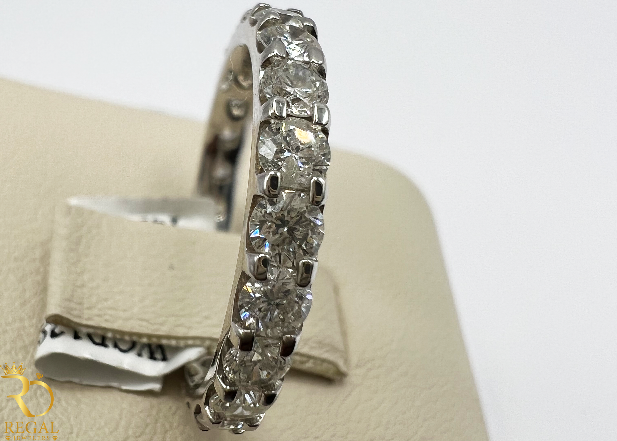 Wedding Band with Diamonds