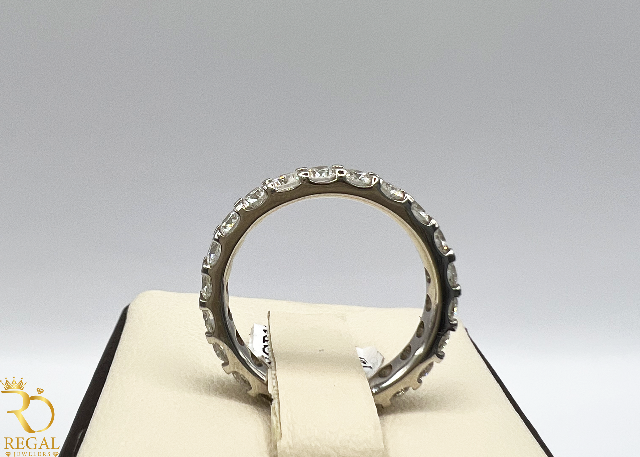 Wedding Band with Diamonds