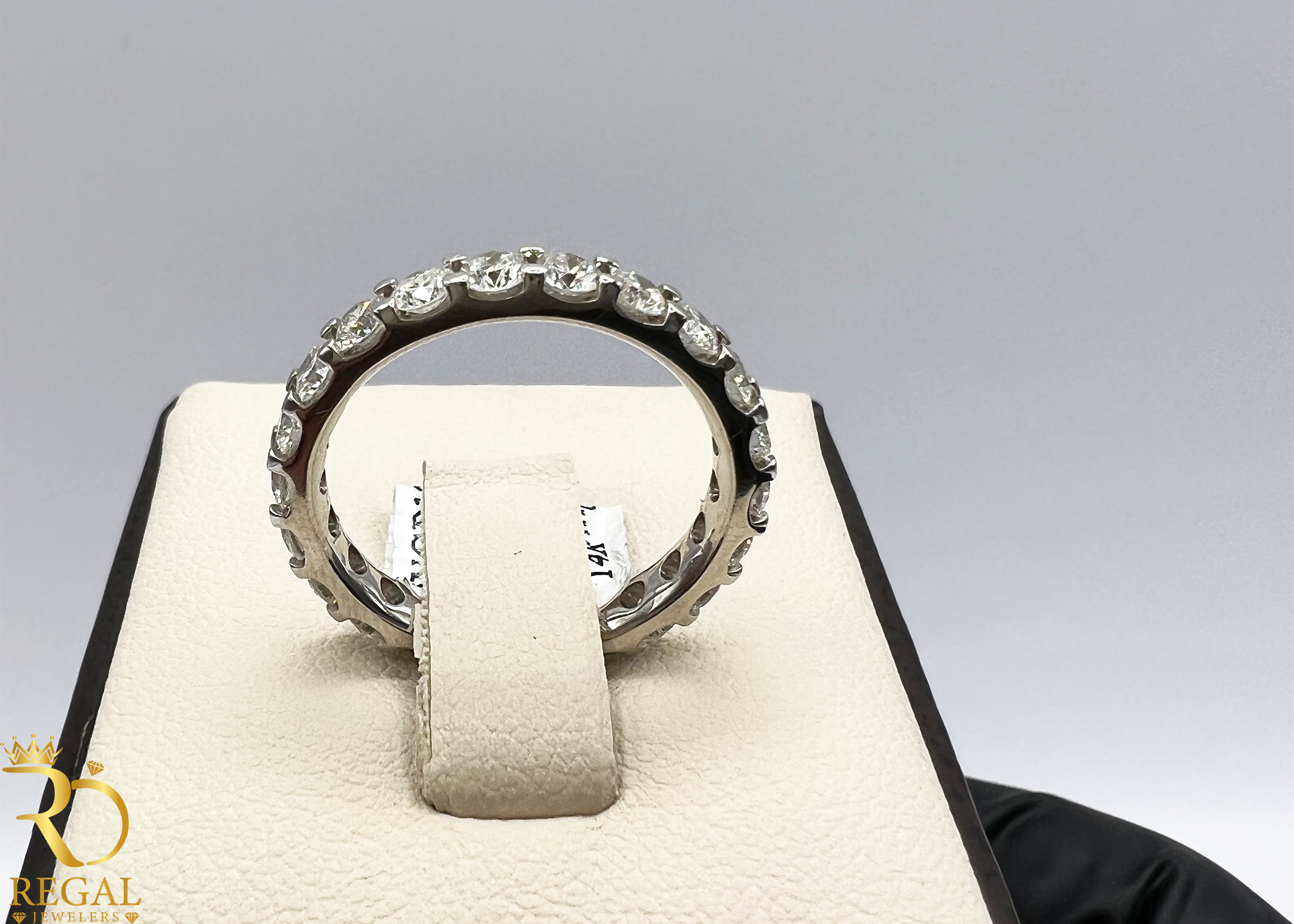 Wedding Band with Diamonds