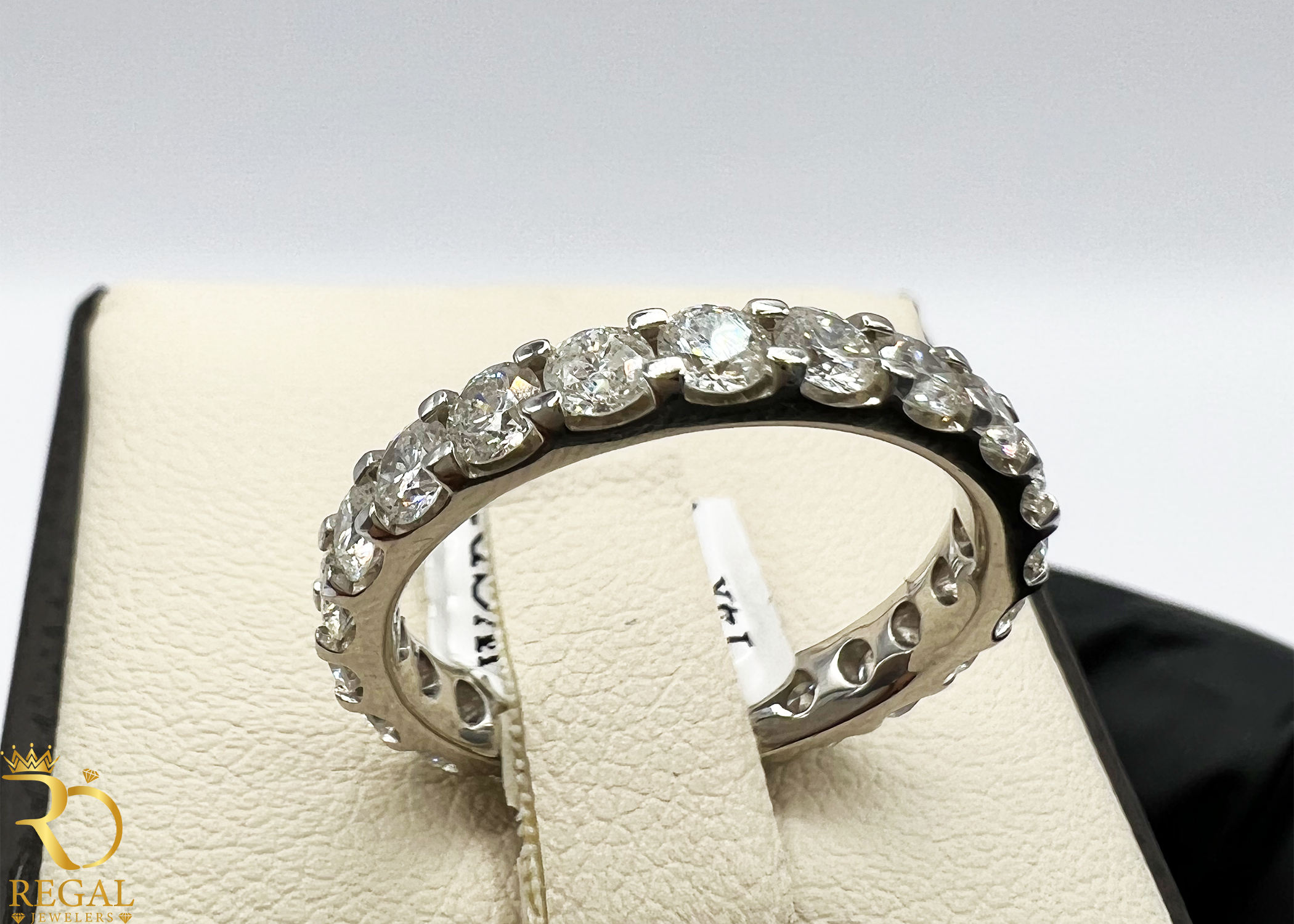 Wedding Band with Diamonds