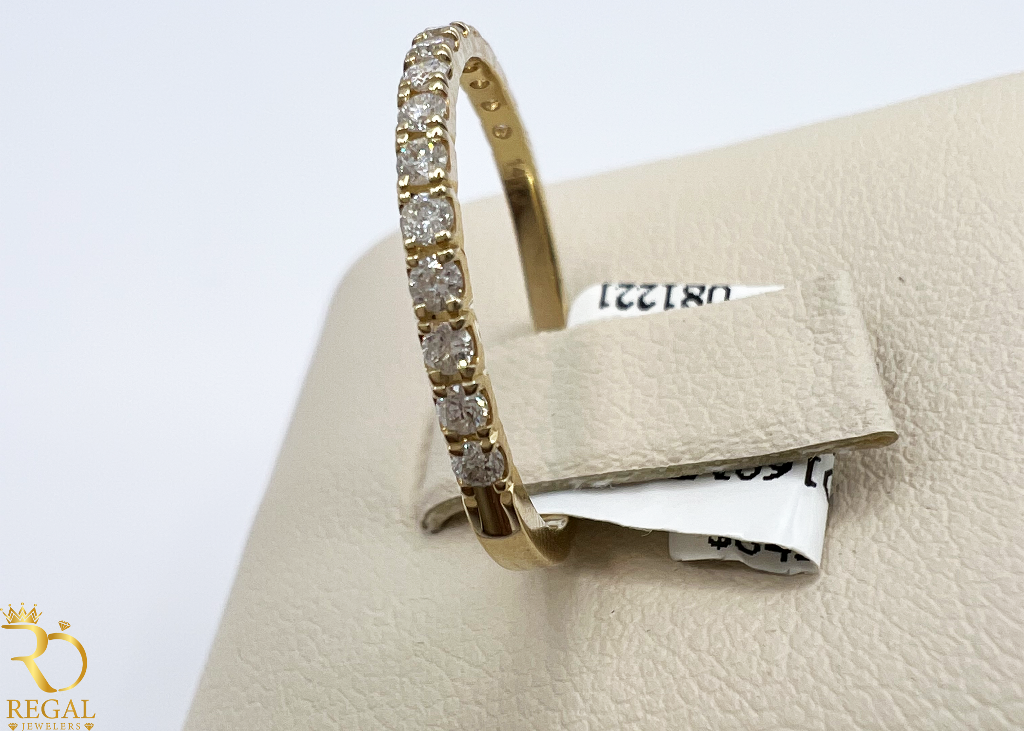 Wedding Band with Diamonds