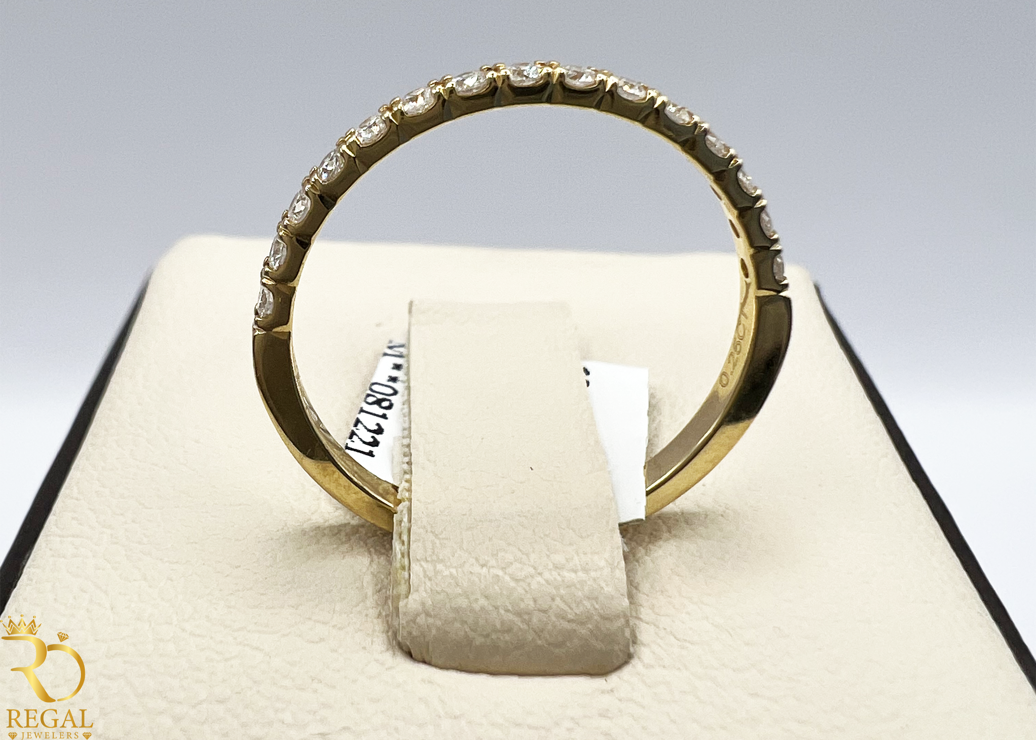 Wedding Band with Diamonds