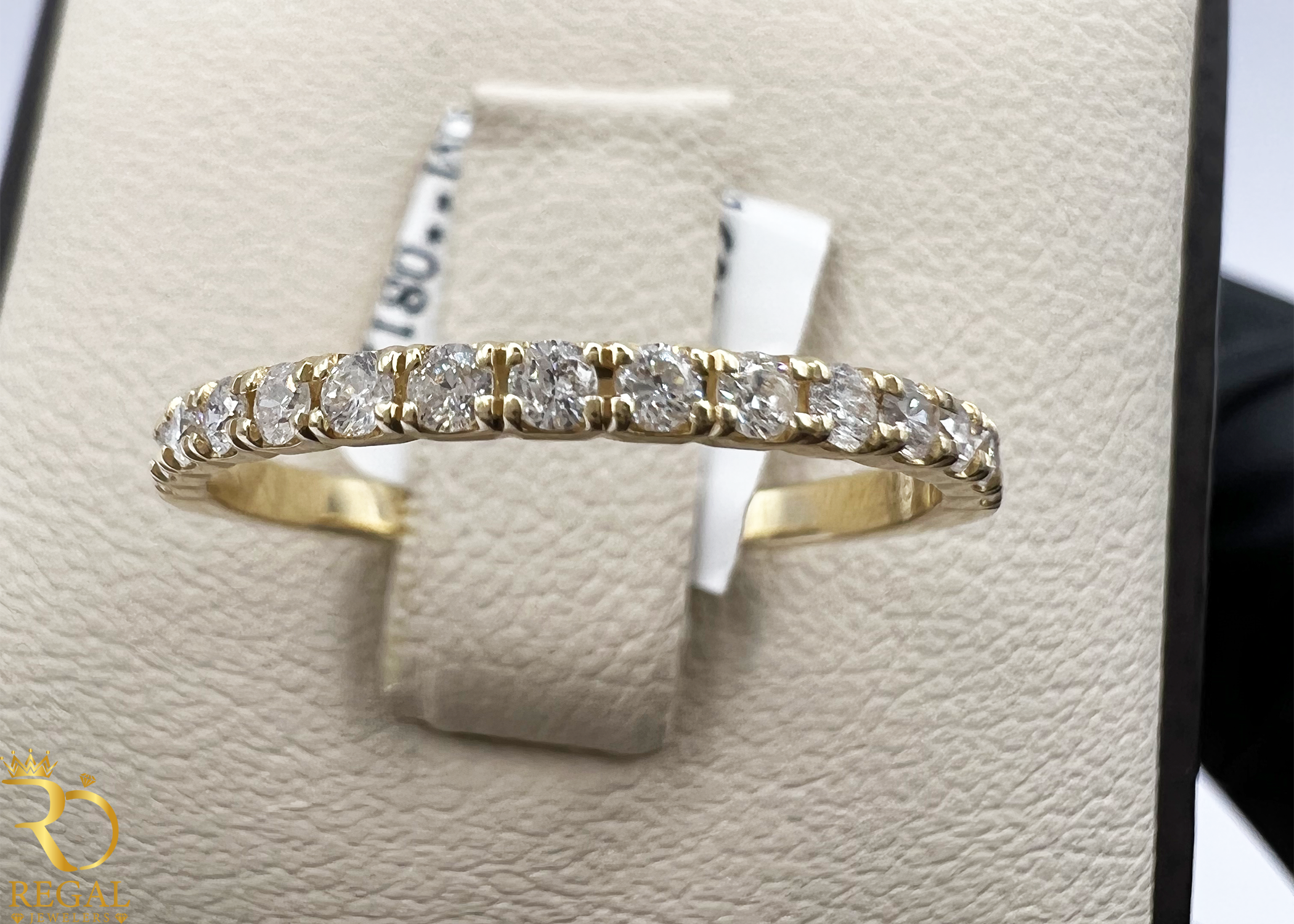Wedding Band with Diamonds