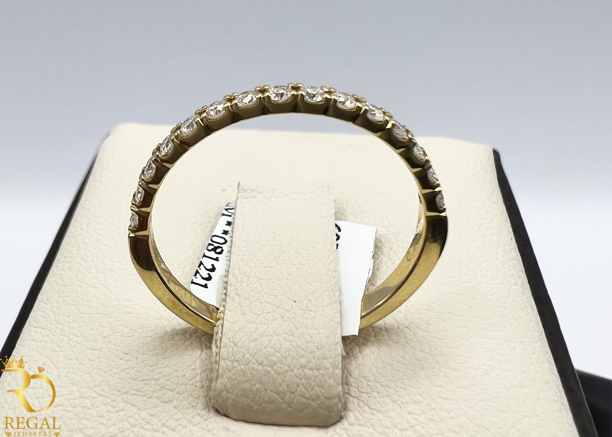 Wedding Band with Diamonds