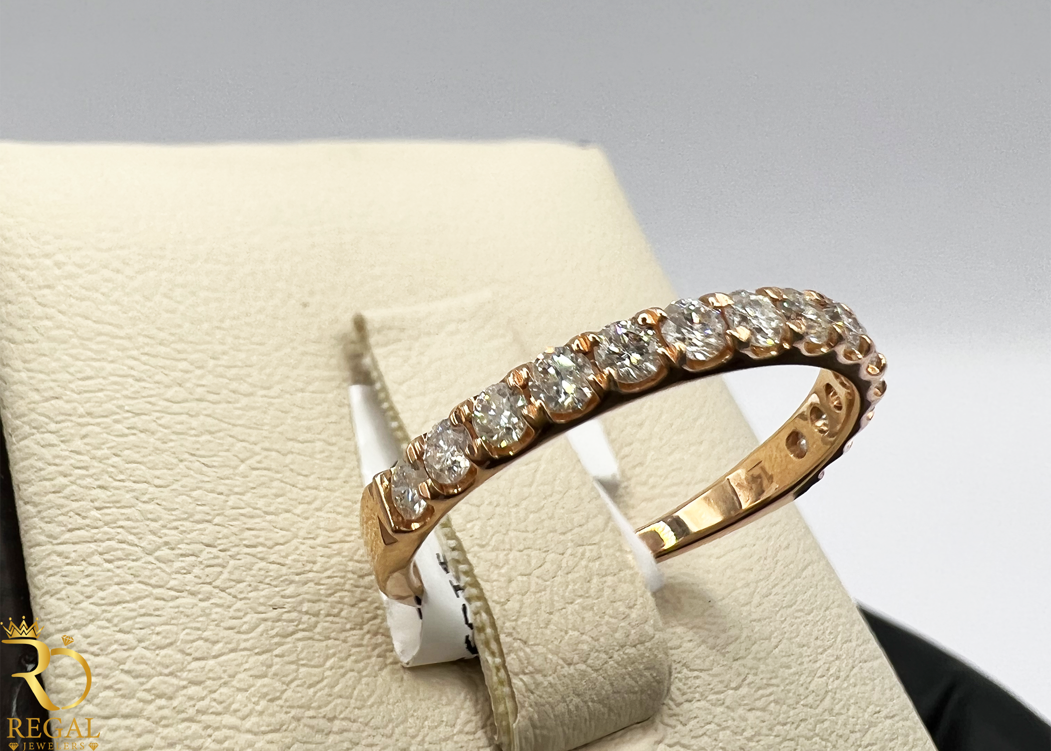 Wedding Band with Diamonds