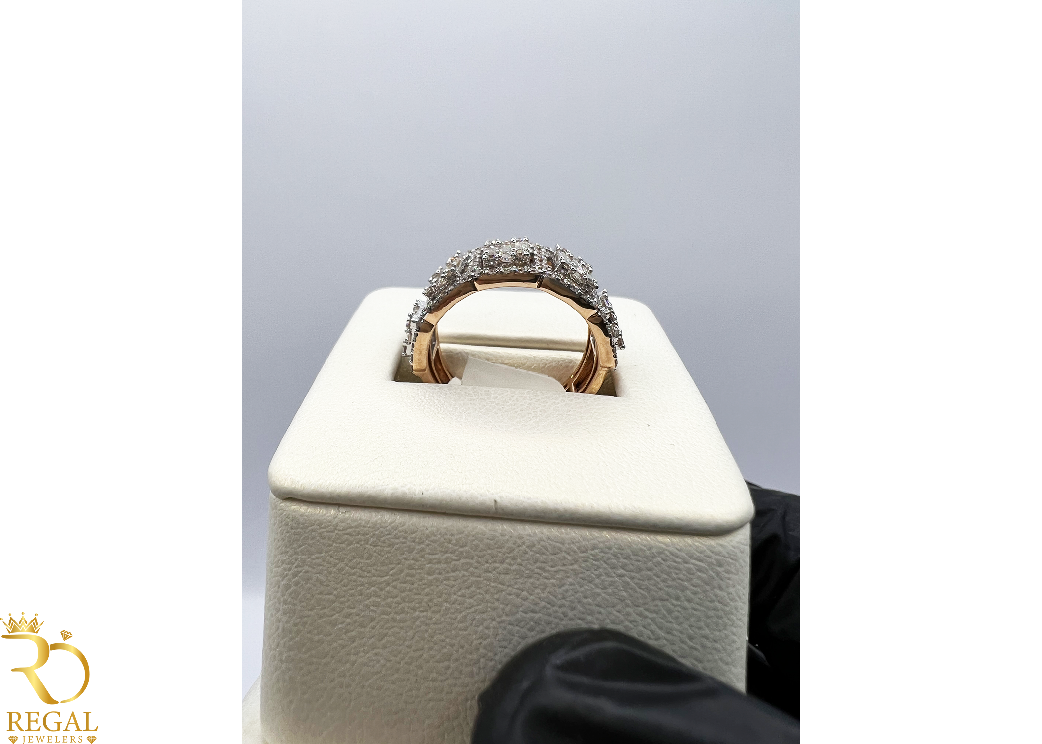 Regular Band with Diamonds