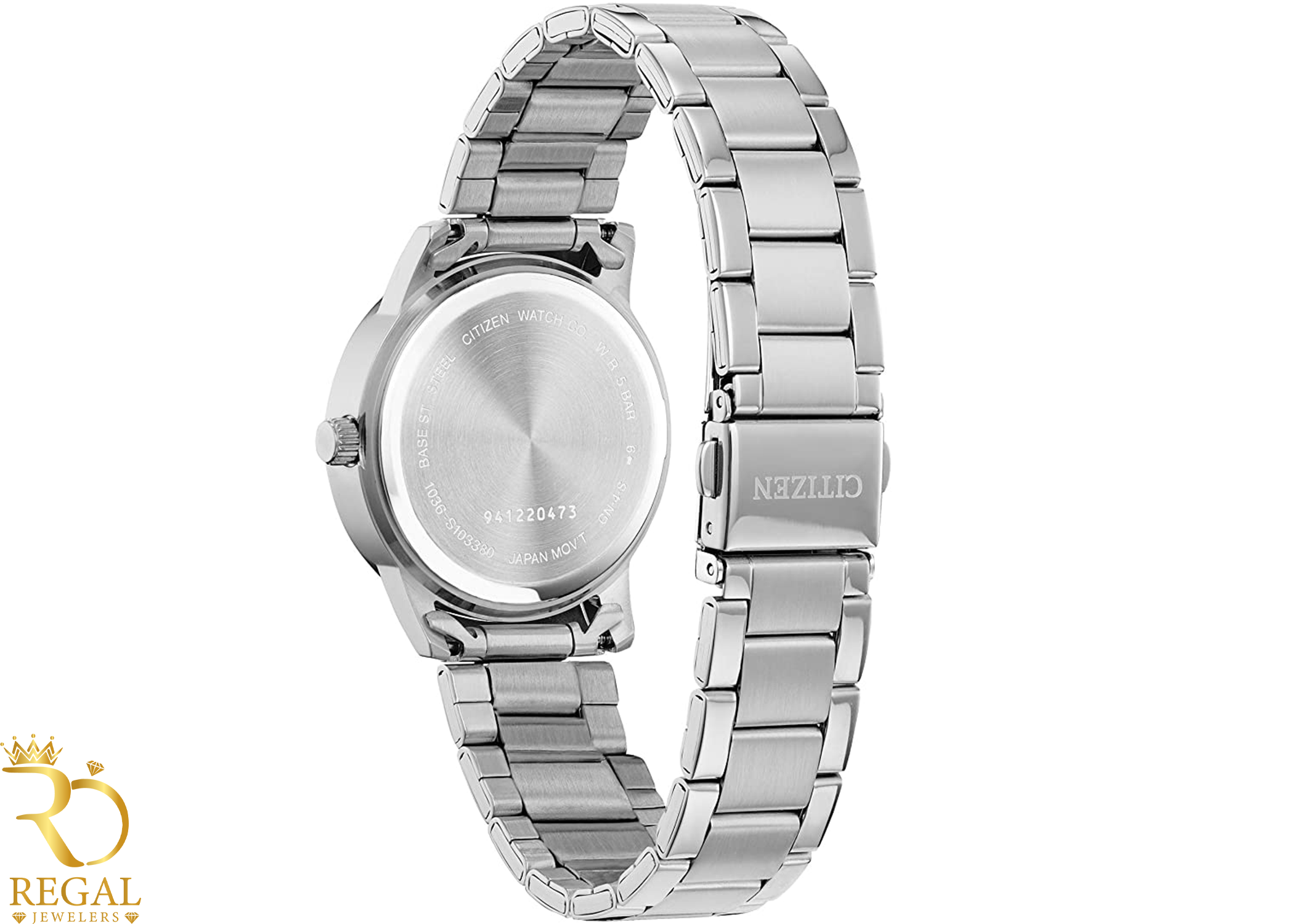 Citizen Quartz Womens Watch, Stainless Steel, Crystal, Silver-Tone (Model: EL3090-81X)