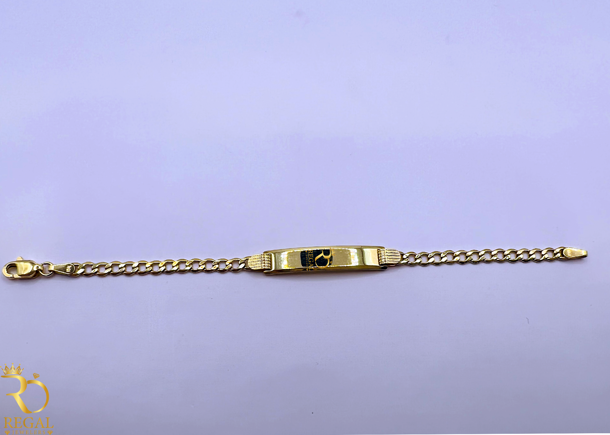 Baby ID Bracelet in Gold