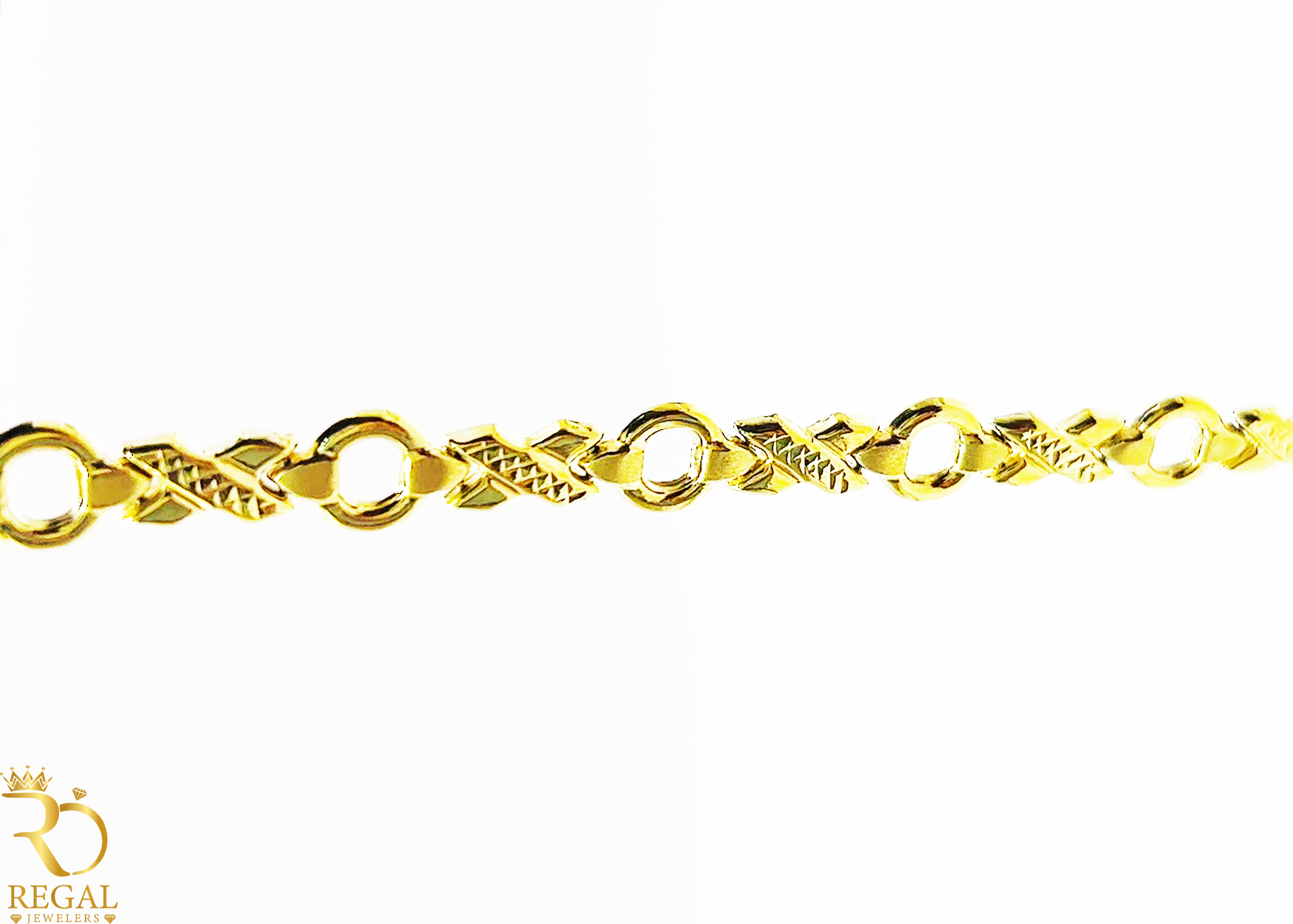 "X0" Bracelet in Gold