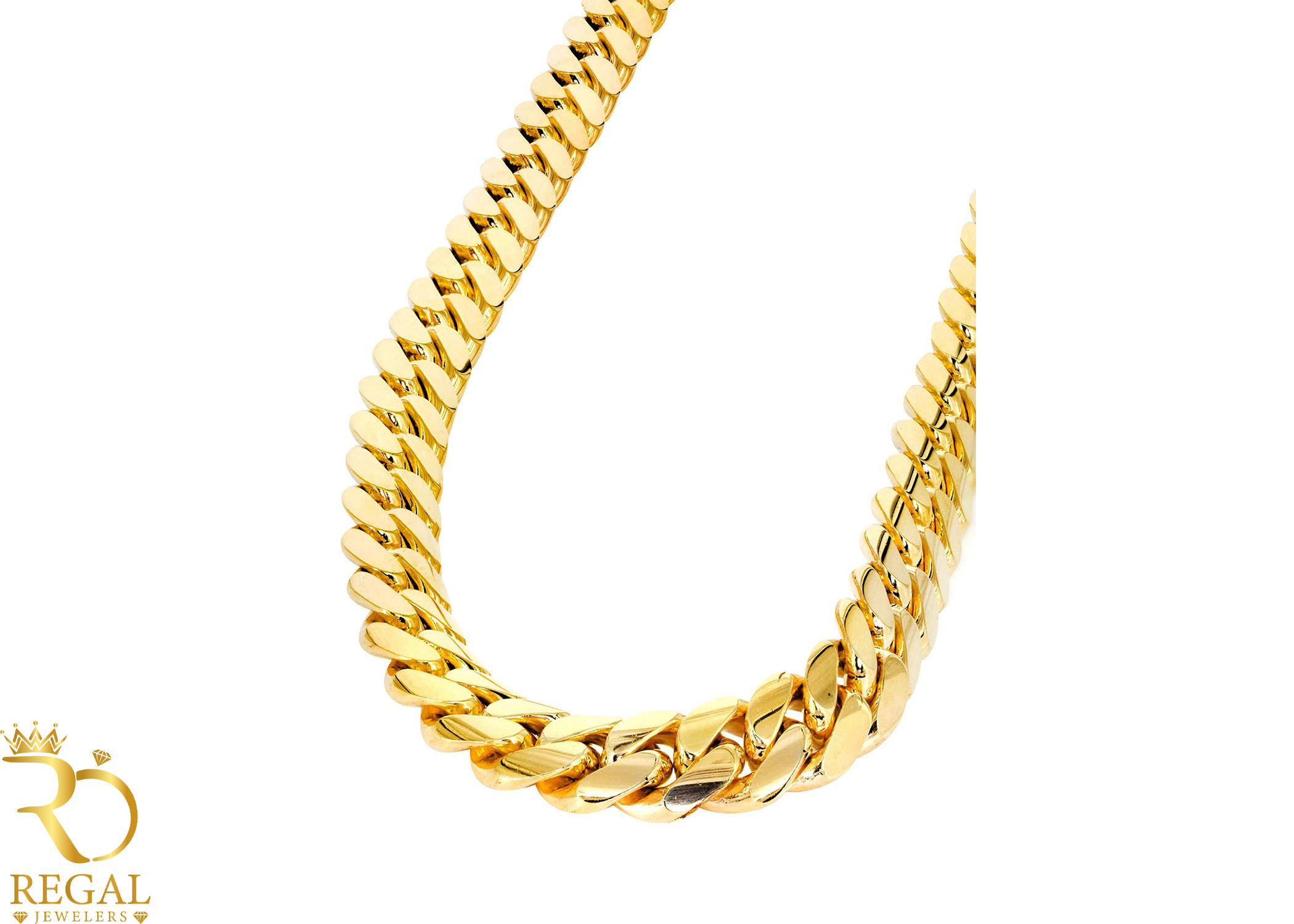 14K Gold Miami Cuban 66.10 Gram Solid Chain