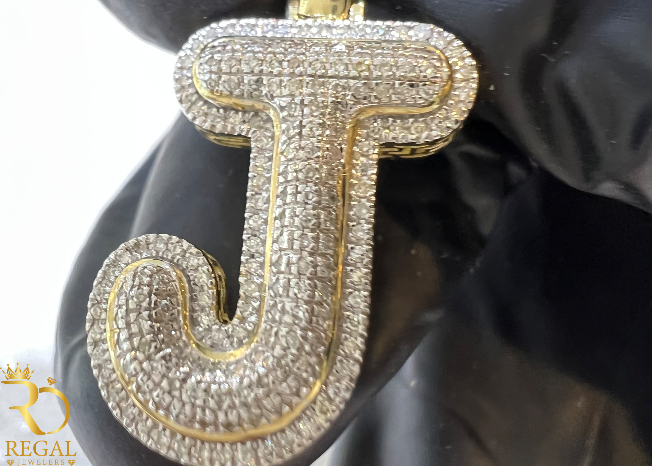 Initial Pendant with Diamonds (Contact US on WhatsApp)