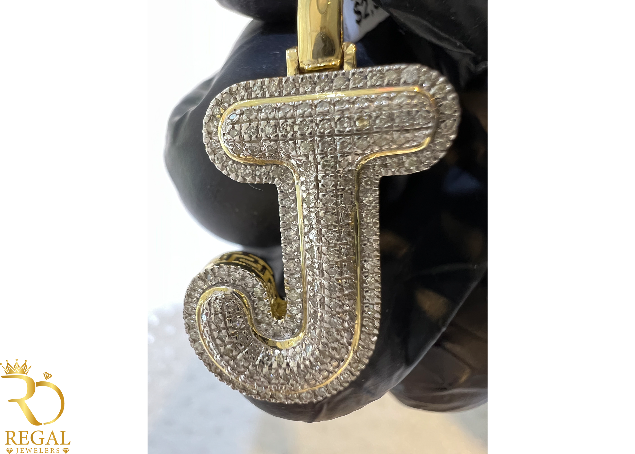 Initial Pendant with Diamonds (Contact US on WhatsApp)