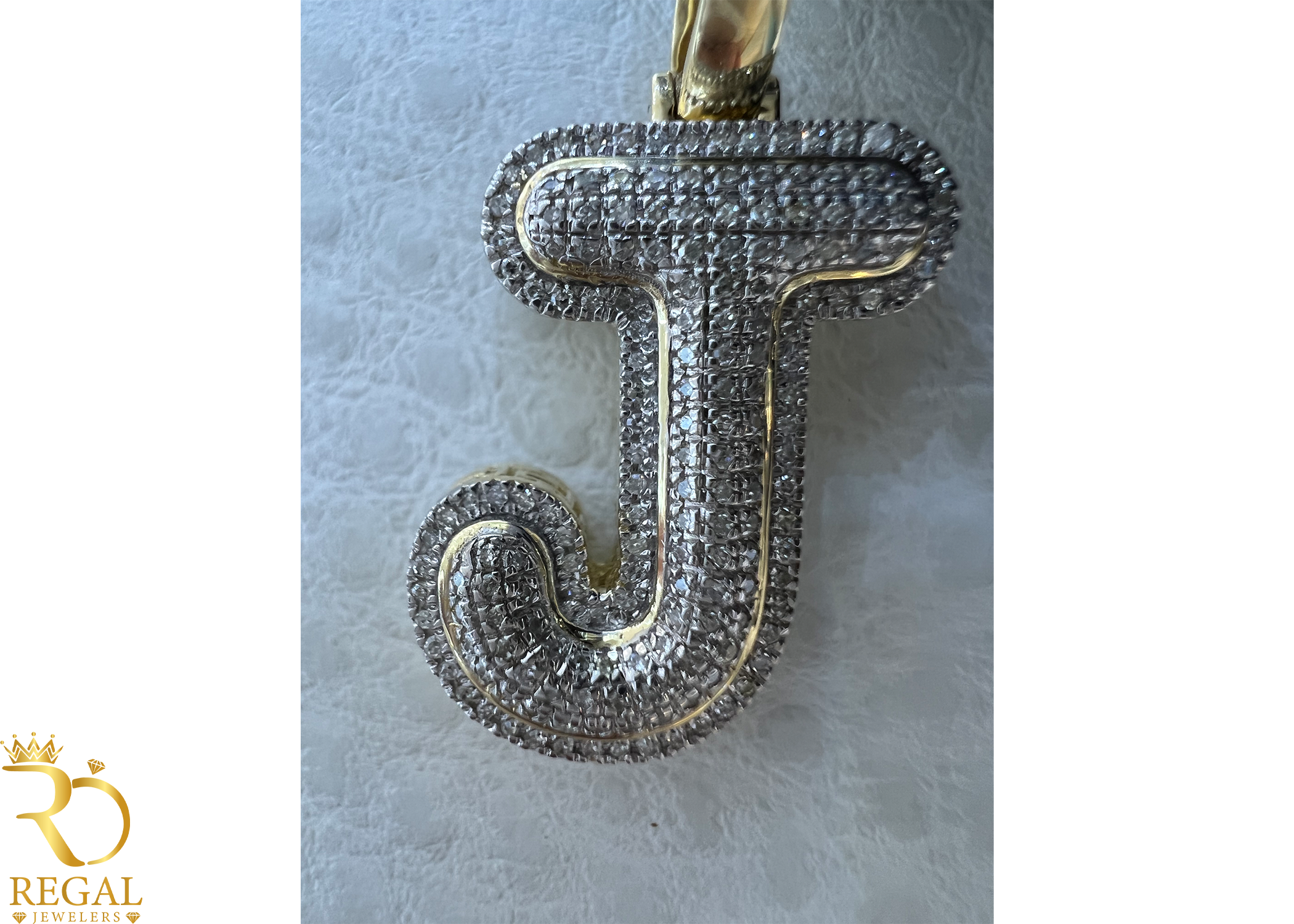 Initial Pendant with Diamonds (Contact US on WhatsApp)