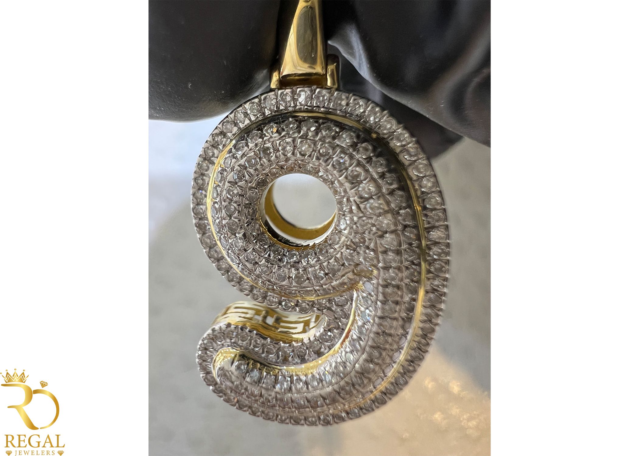 Initial Pendant with Diamonds (Contact US on WhatsApp)