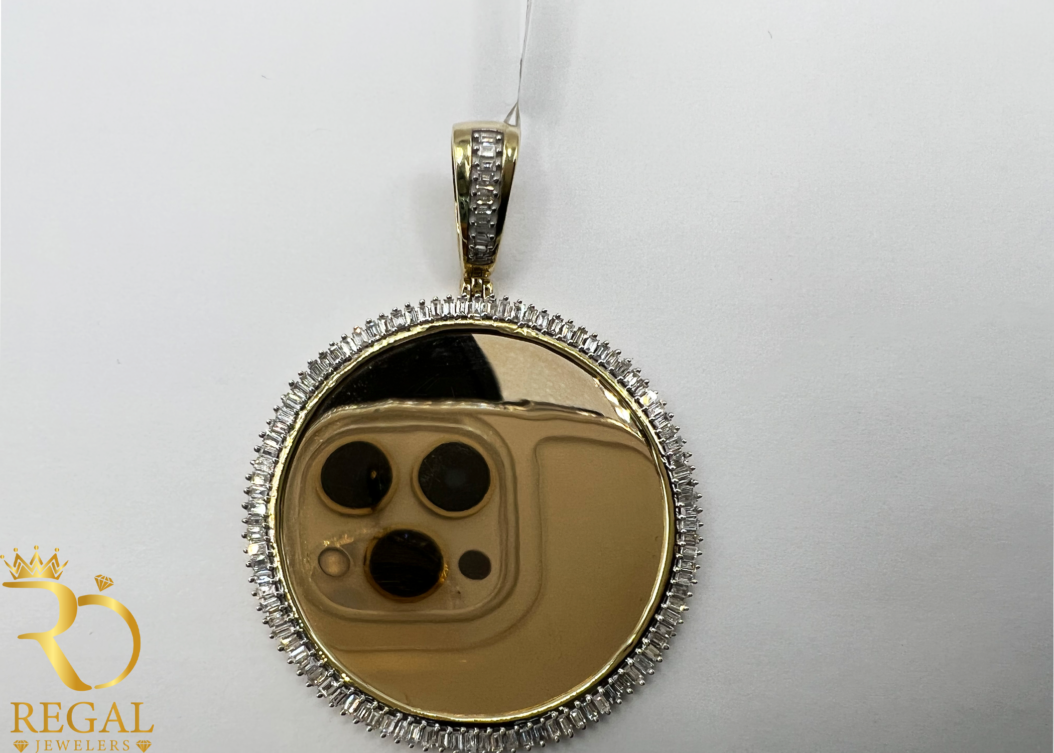 Picture Pendant/Charm with Diamonds