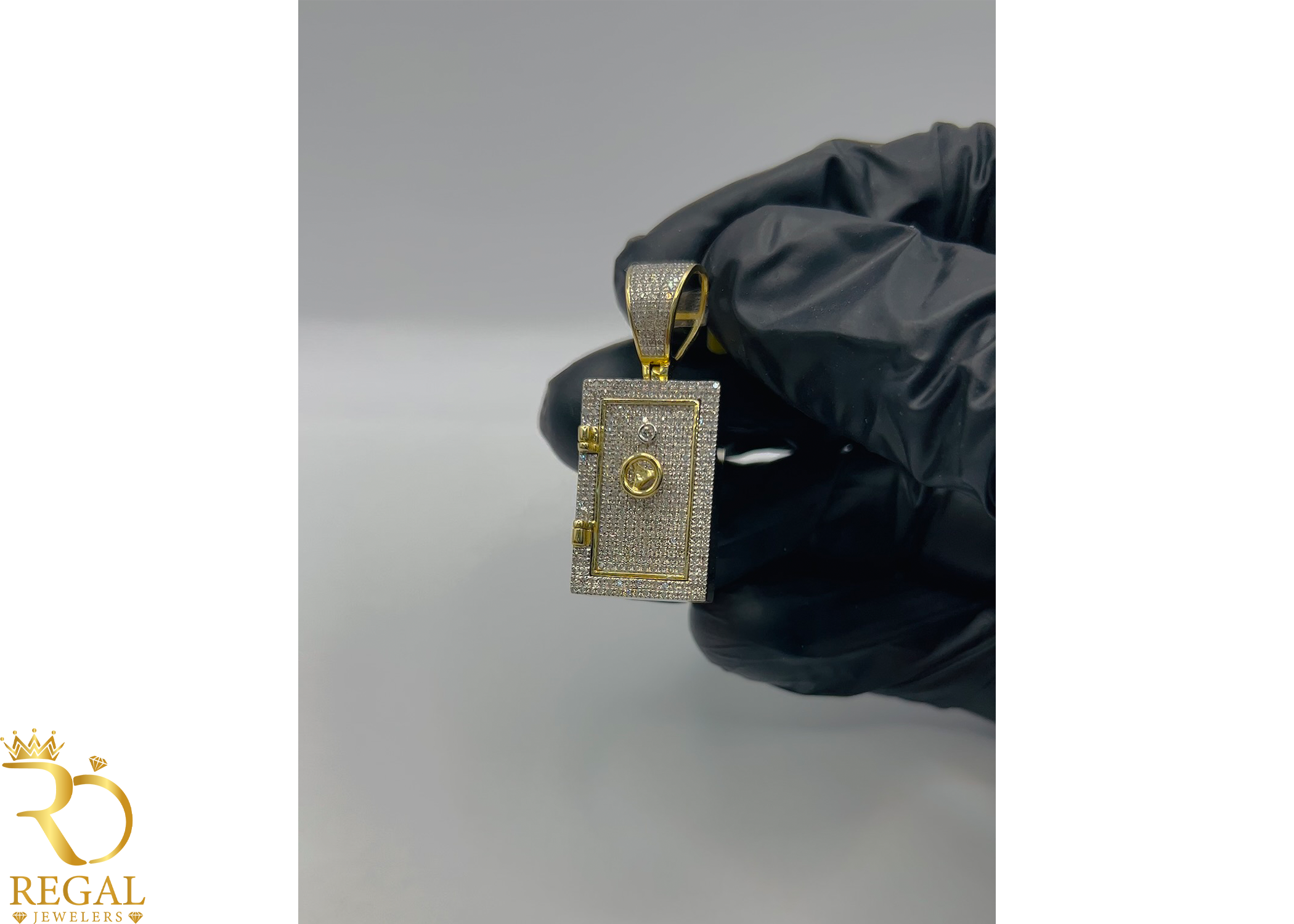 SAFE Pendant/Charm with Diamonds