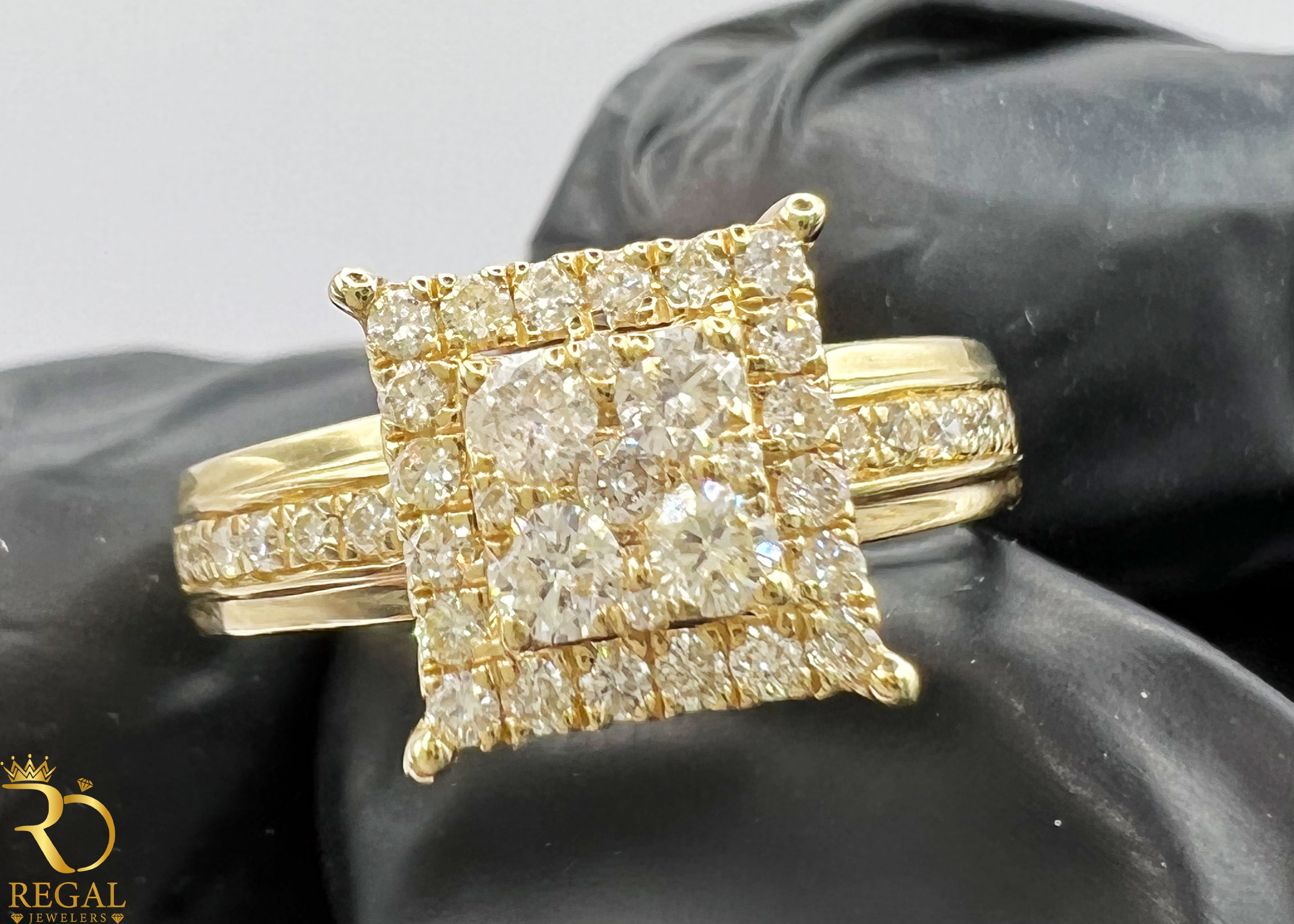 Trio Set Wedding Diamond Rings