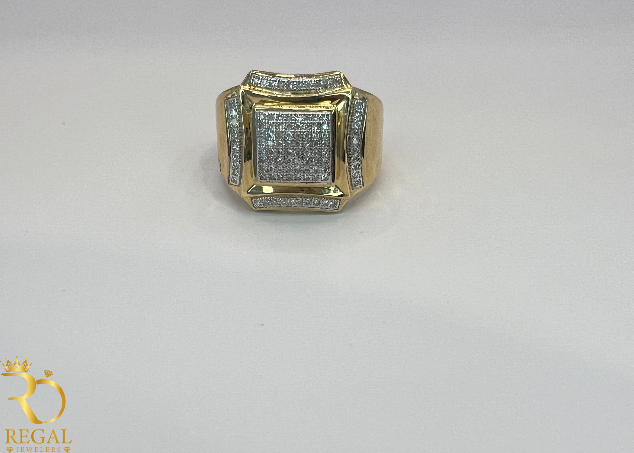 Pinky Ring with Diamonds