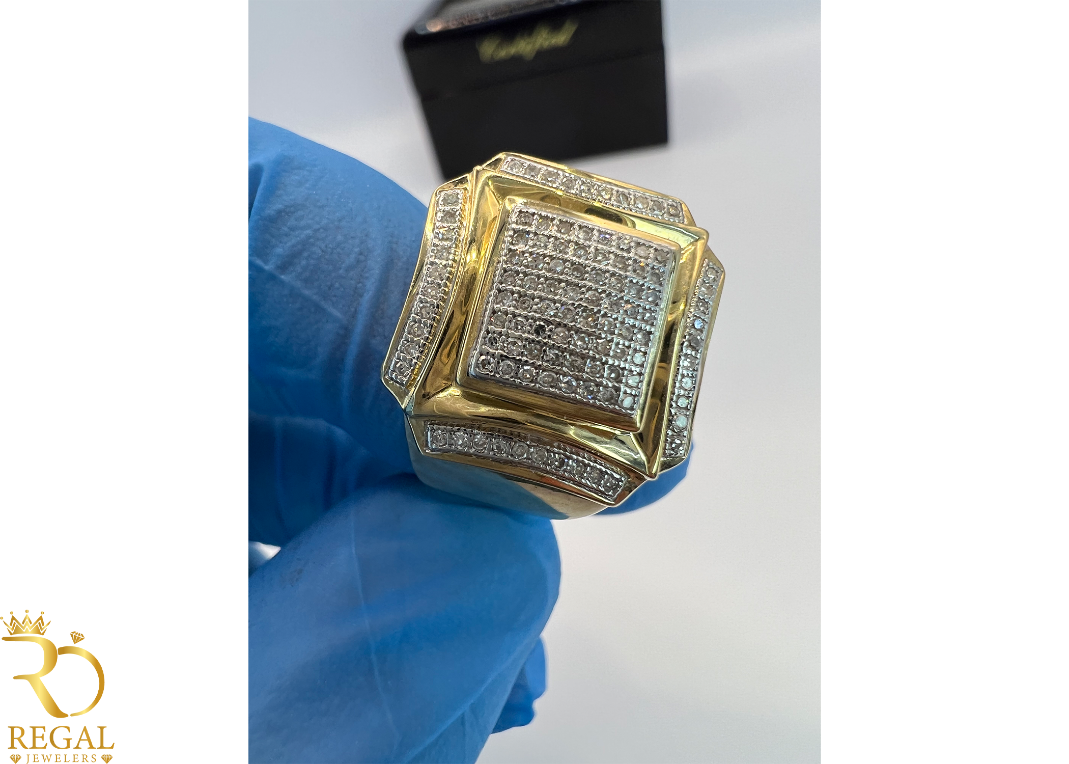 Pinky Ring with Diamonds