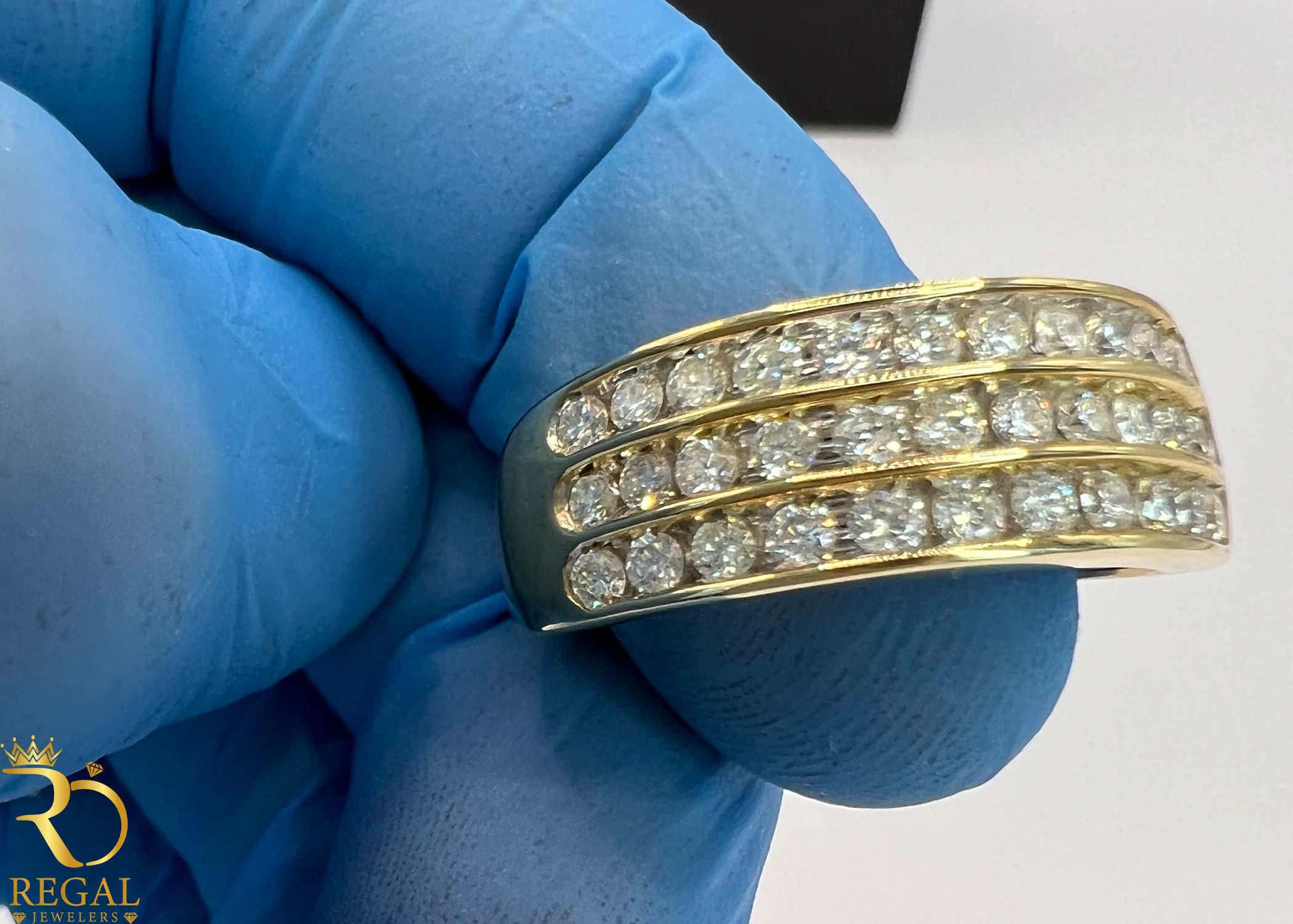 Wedding Ring with Diamonds