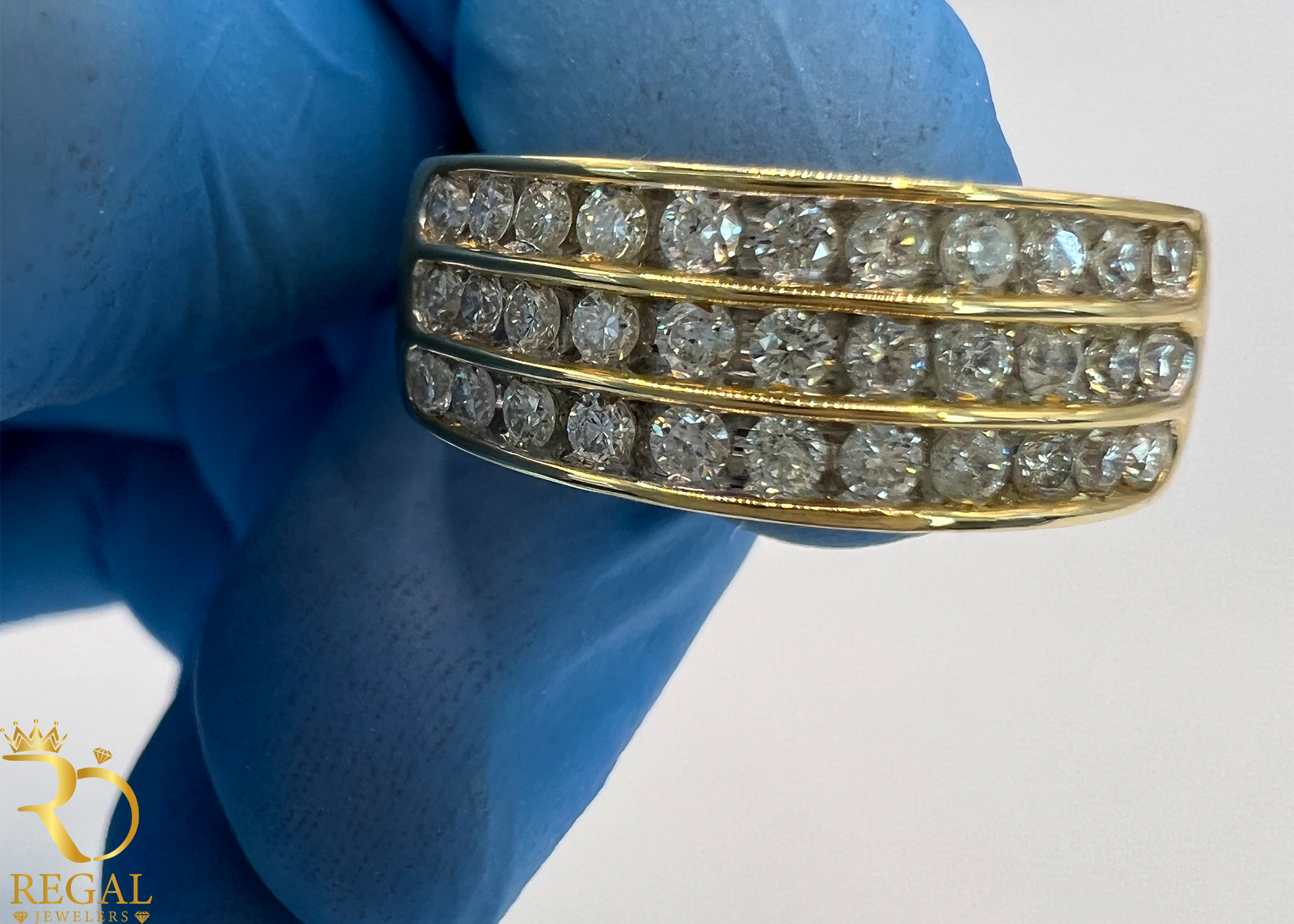 Wedding Ring with Diamonds