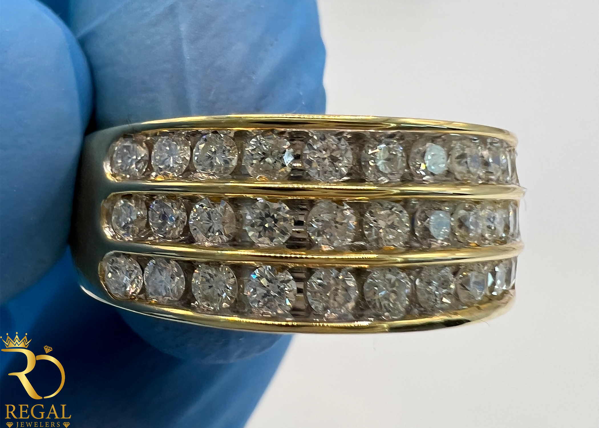 Wedding Ring with Diamonds