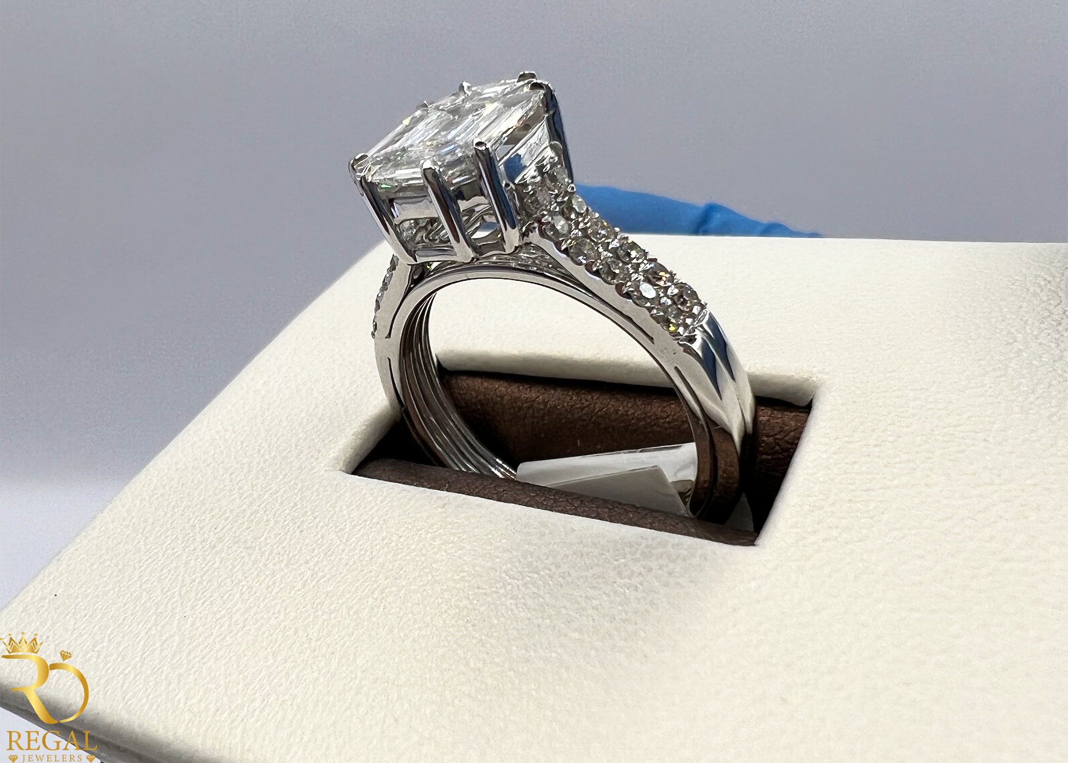 Engagement Ring With Diamonds