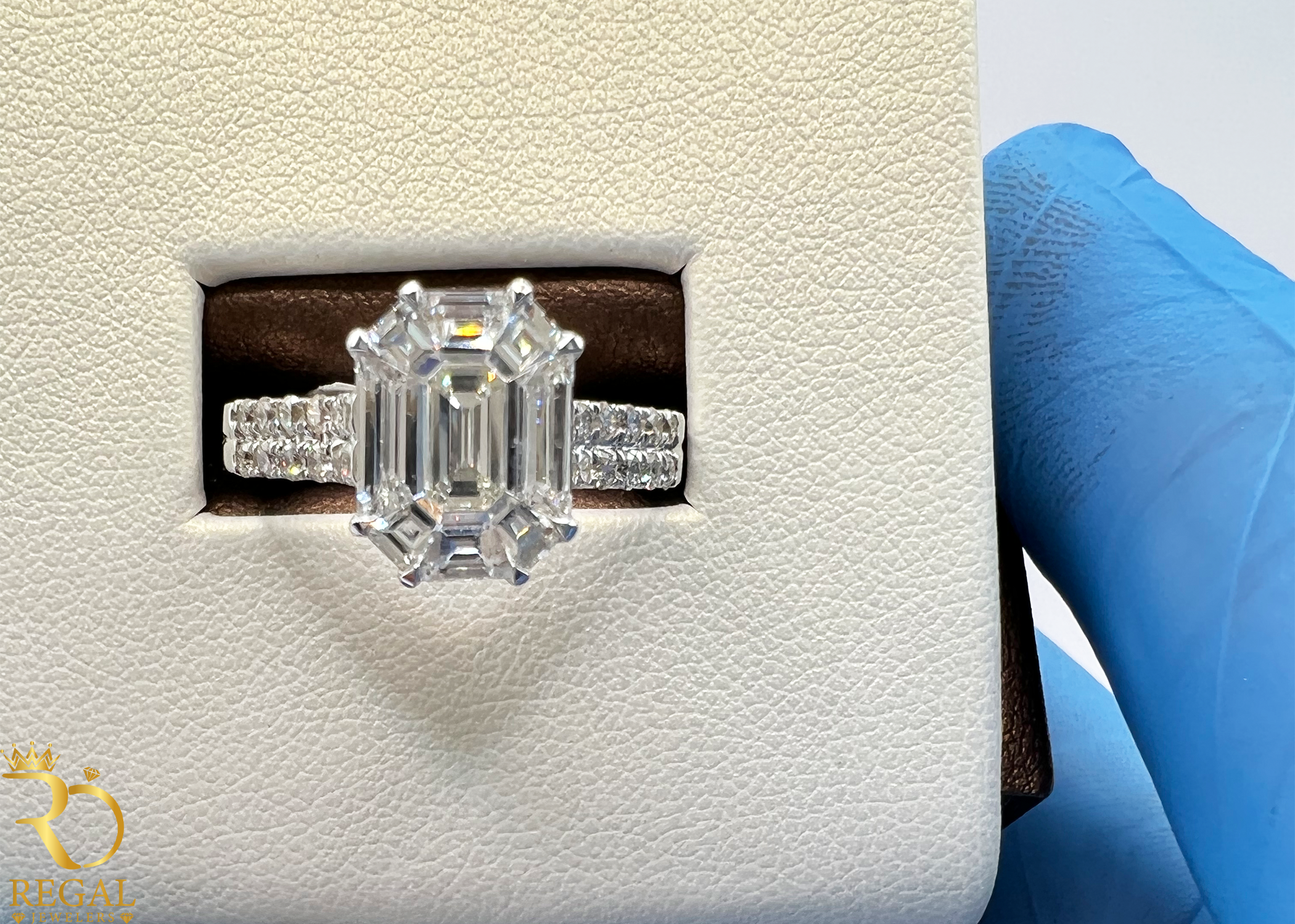 Engagement Ring With Diamonds