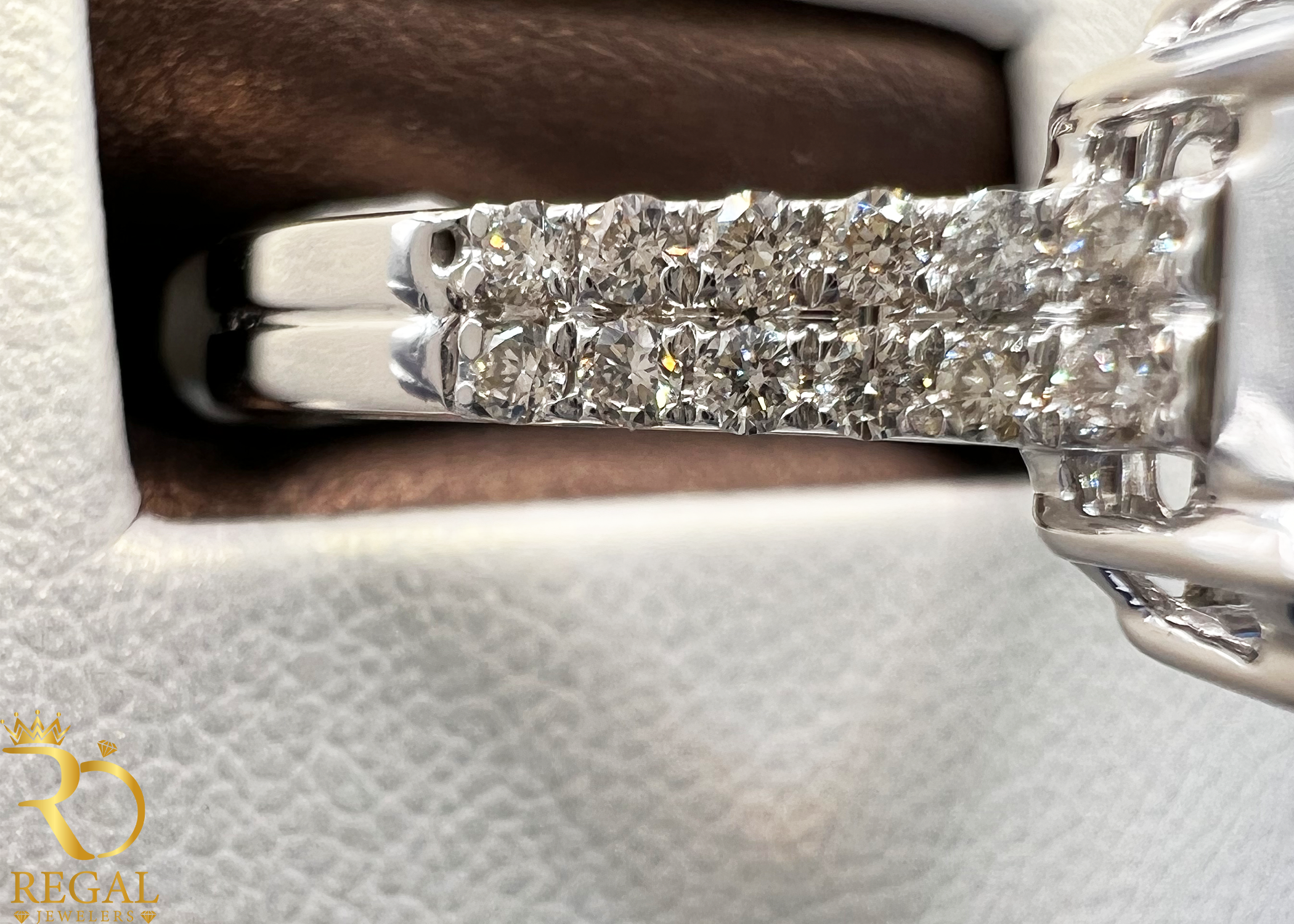 Engagement Ring With Diamonds