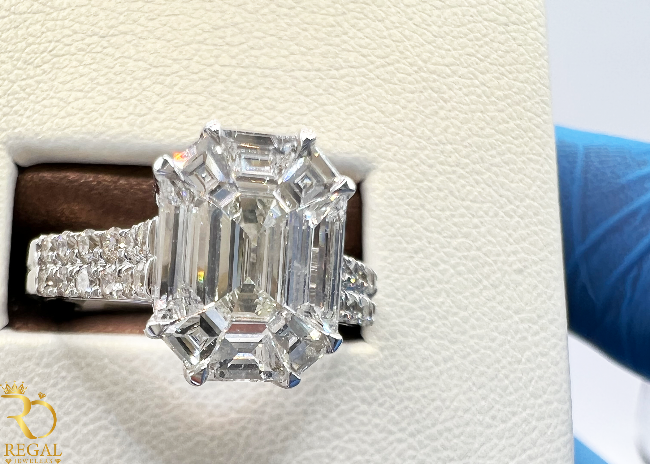 Engagement Ring With Diamonds