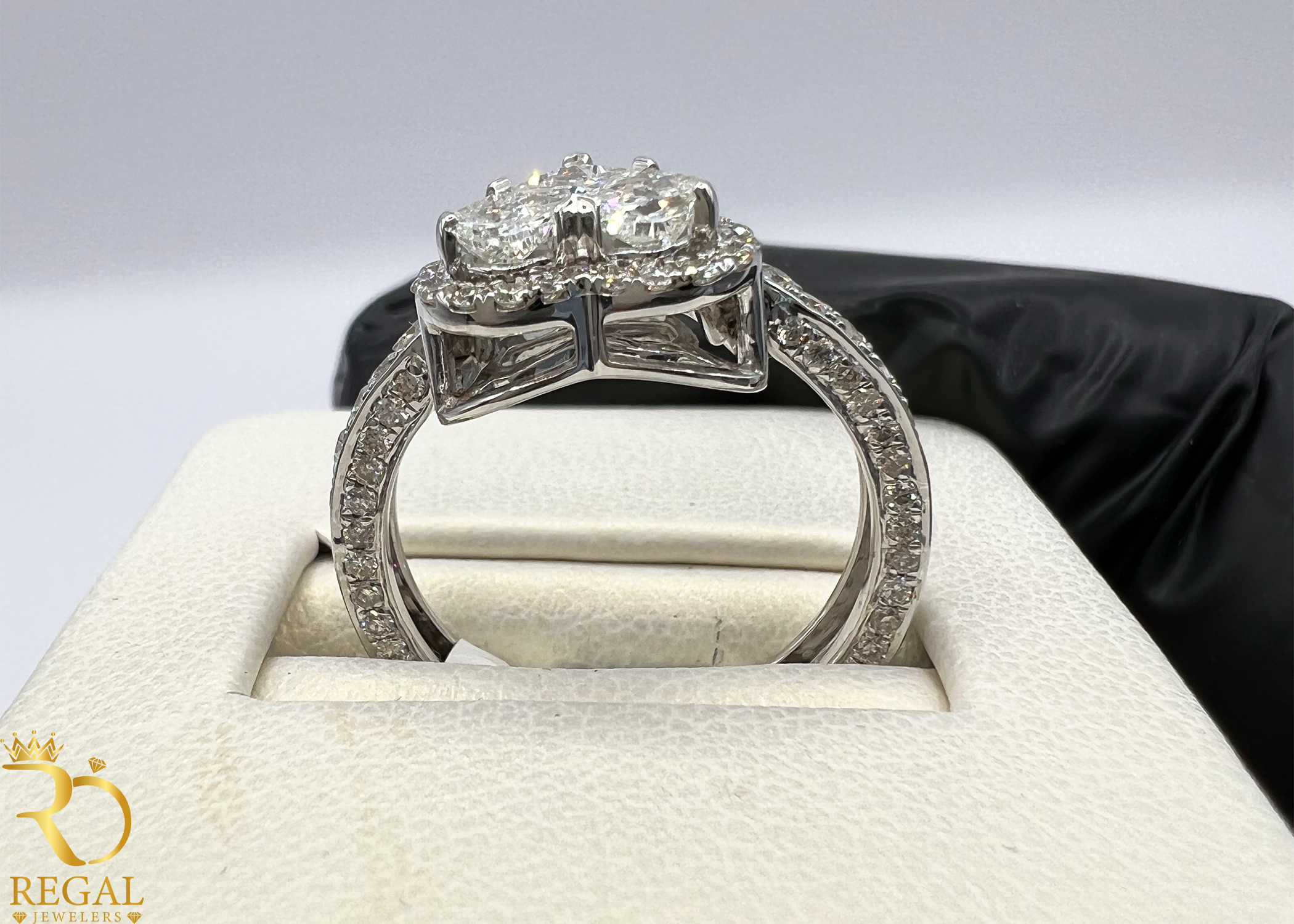 Engagement Ring With Diamonds