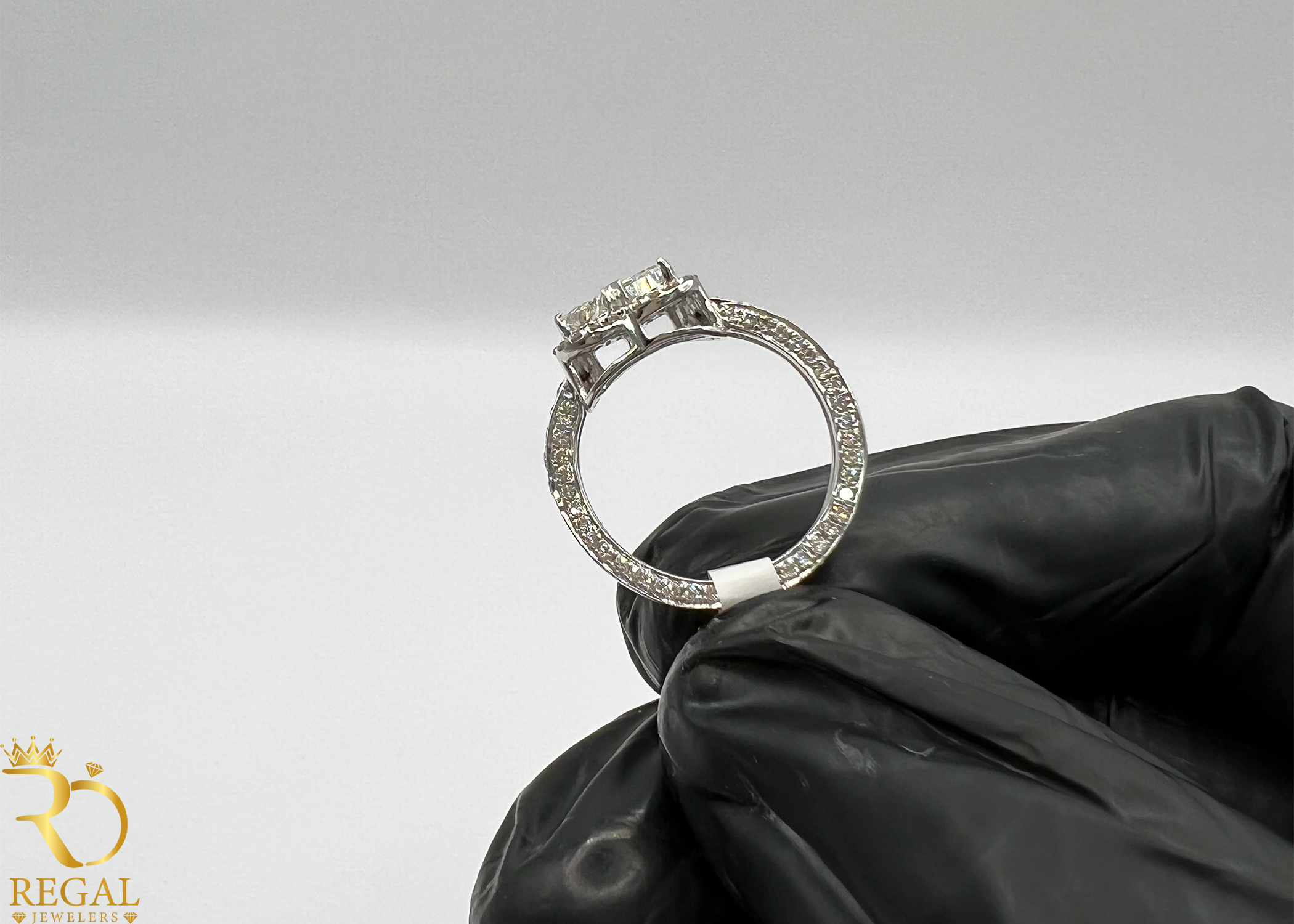 Engagement Ring With Diamonds